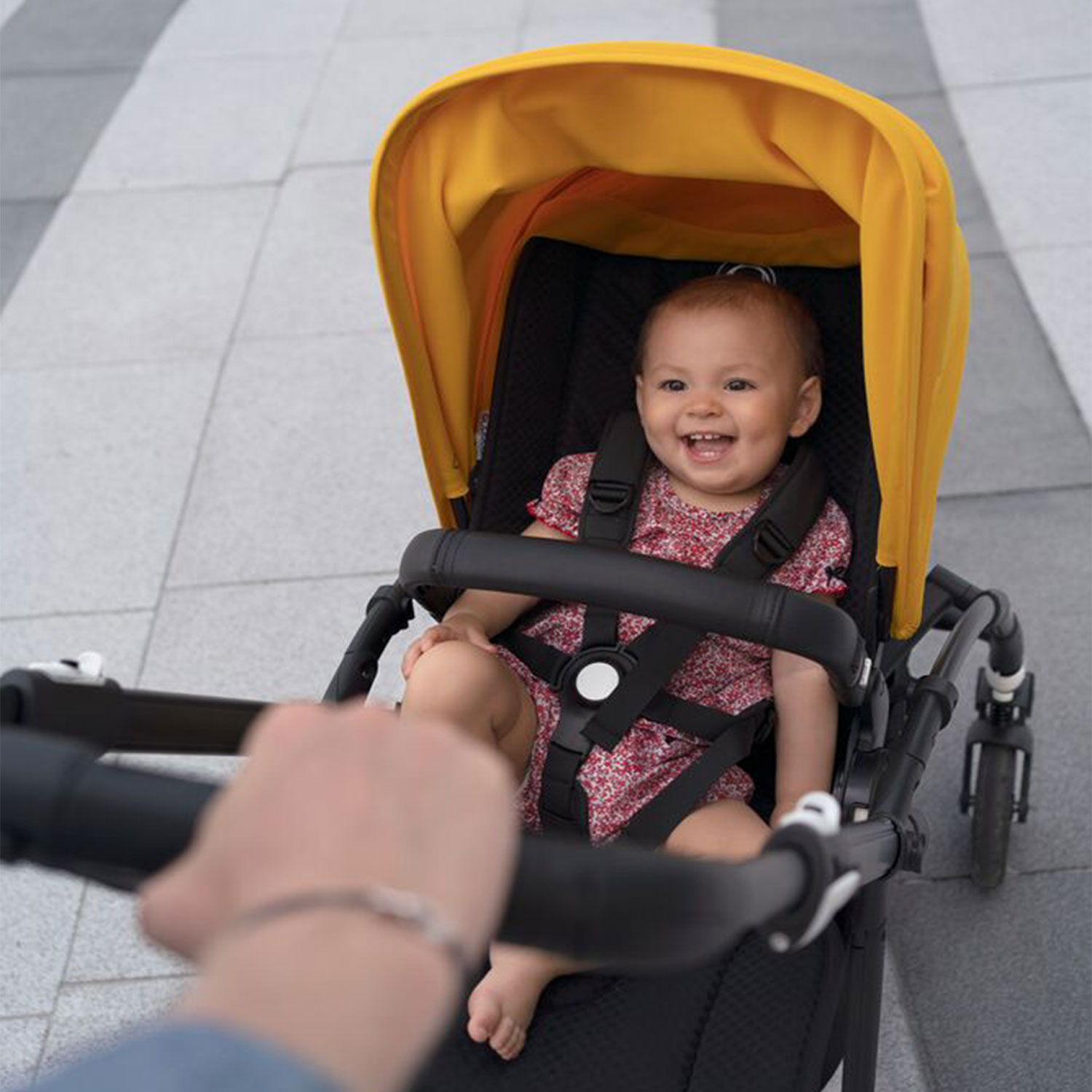 Коляска прогулочная Bee6 Complete Alu/Grey-Grey Melange Bugaboo Вид№5