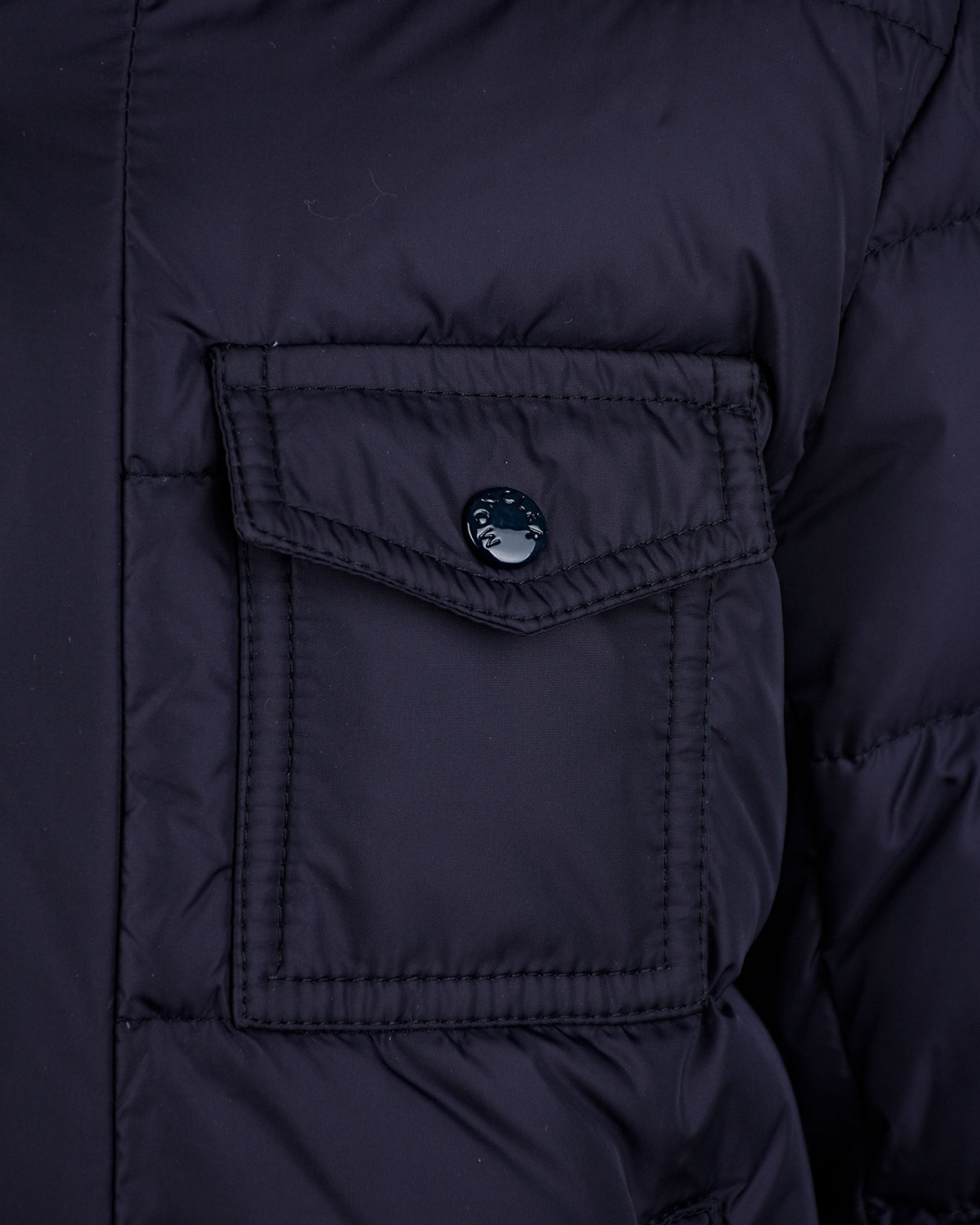 Черный пуховый комплект из куртки и комбинезона Moncler, размер 110, цвет синий - фото 5