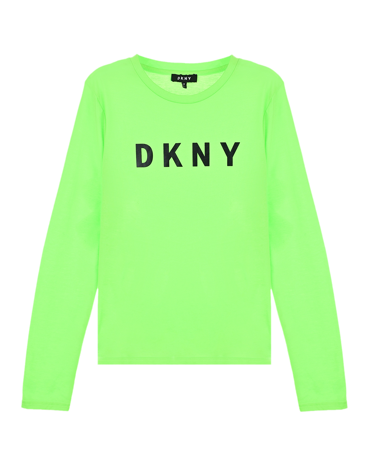 Зеленая толстовка с логотипом DKNY детская, размер 140, цвет зеленый - фото 1