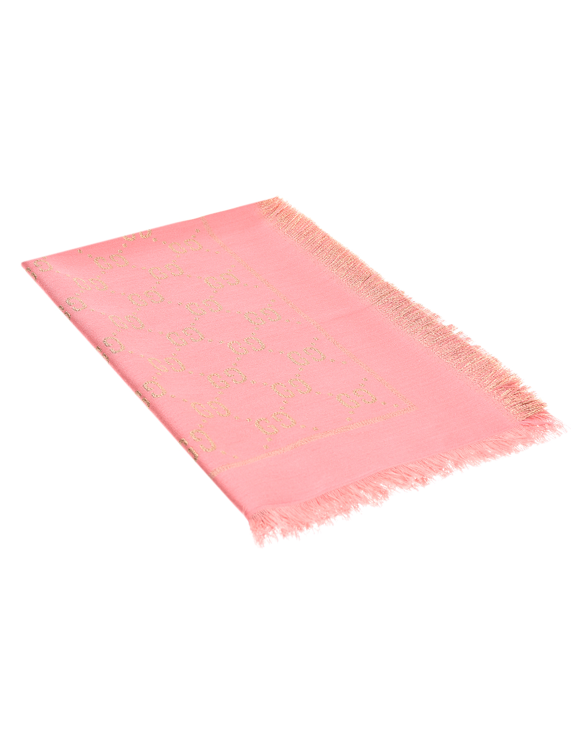 Розовый платок с логотип GUCCI детский, размер unica