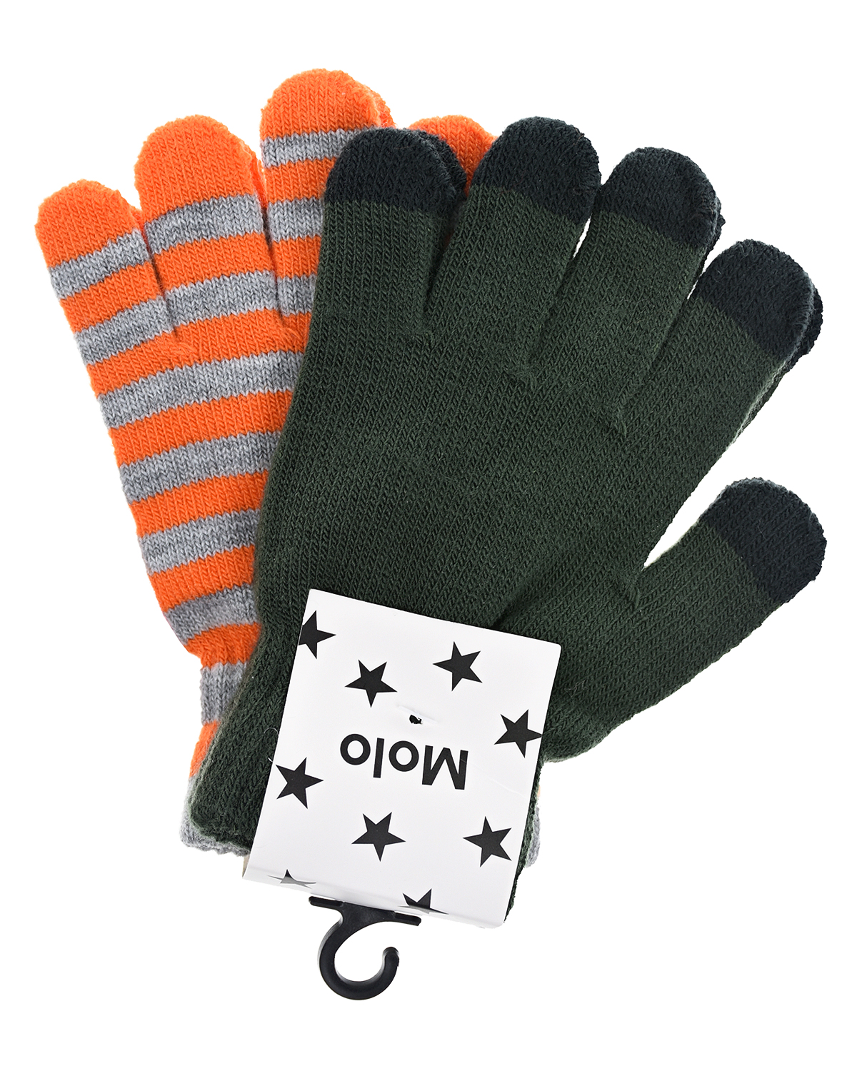 Две пары перчаток Molo детское, размер 140, цвет мультиколор - фото 1