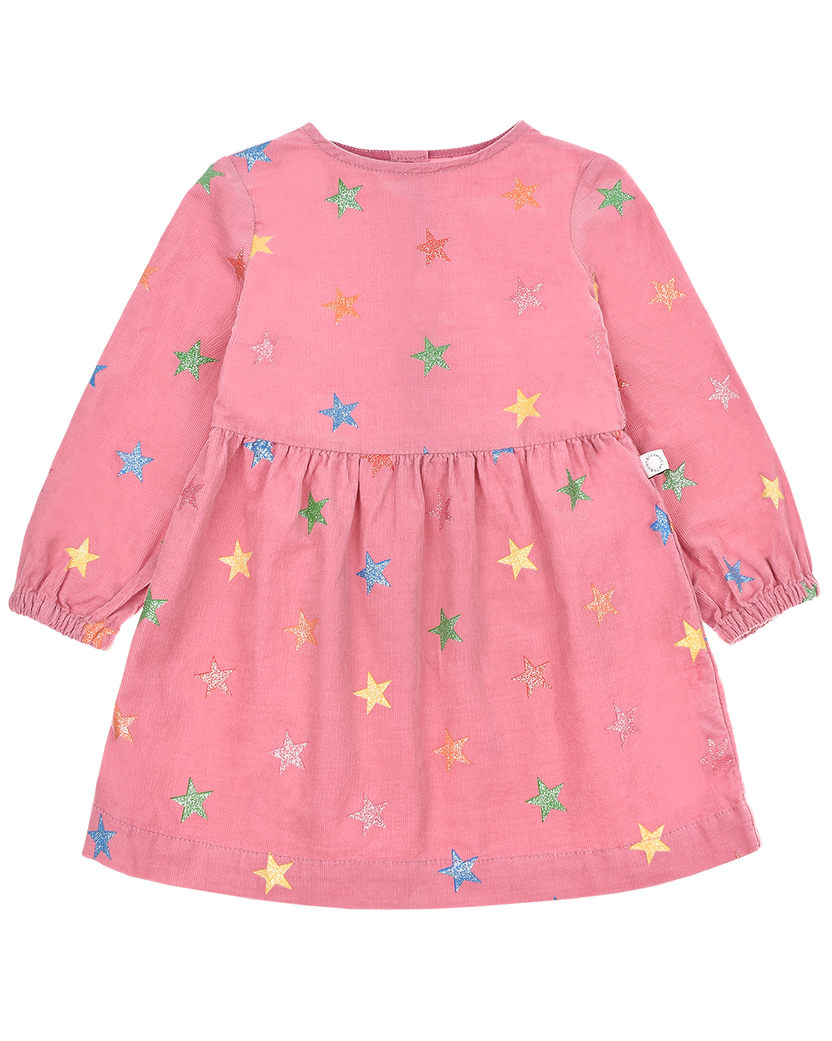 Розовое вельветовое платье Stella McCartney детское, размер 80, цвет розовый - фото 1