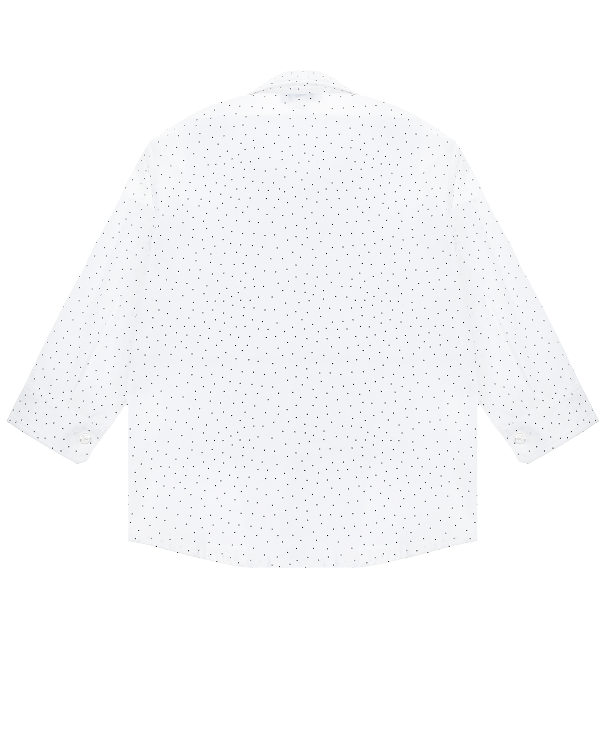 Белая рубашка с черными звездами Aletta детская, размер 80, цвет белый - фото 2