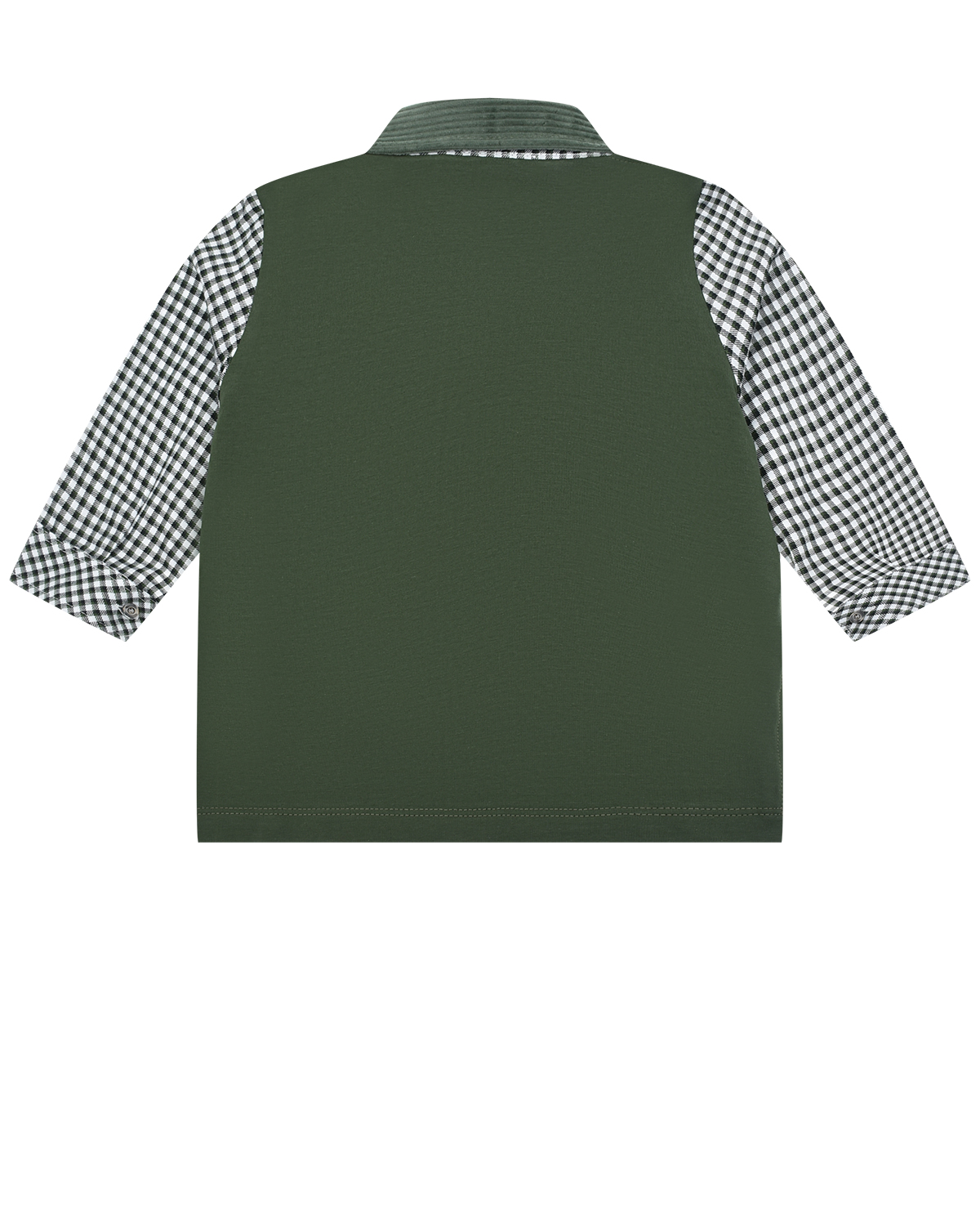 Рубашка в клетку Aletta детская, размер 80, цвет мультиколор - фото 2