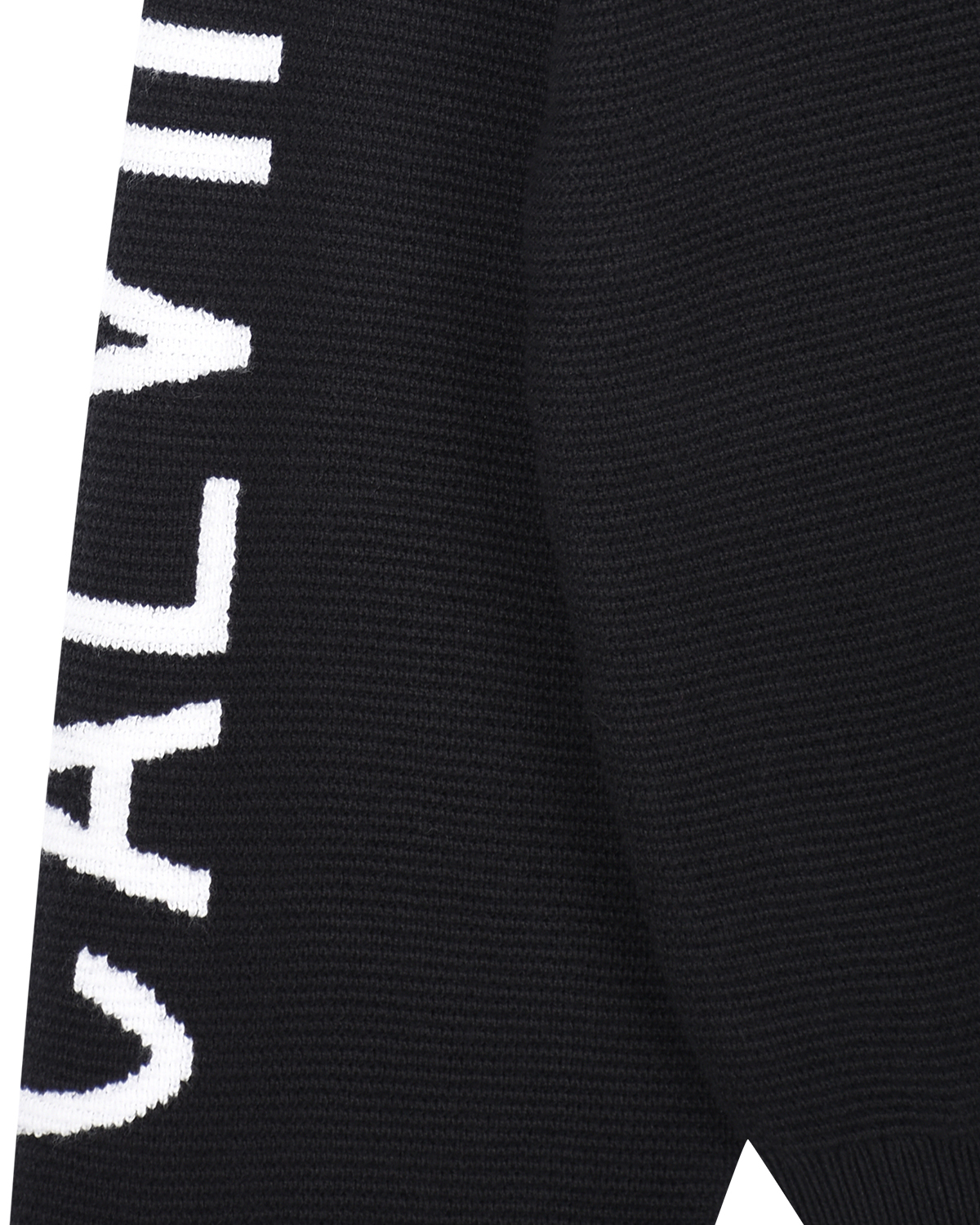 Черный джемпер с логотипом на рукавах Calvin Klein детский, размер 152 - фото 3