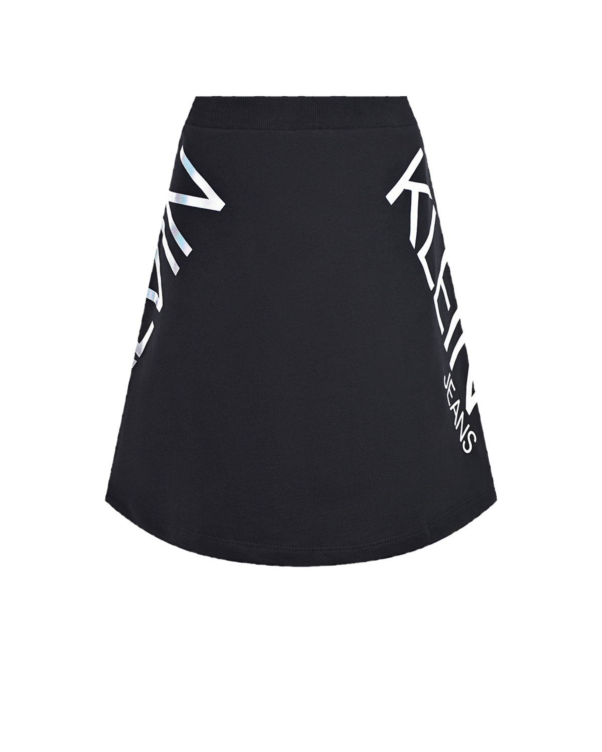 Черная юбка с логотипом Calvin Klein детская, размер 140, цвет черный - фото 1