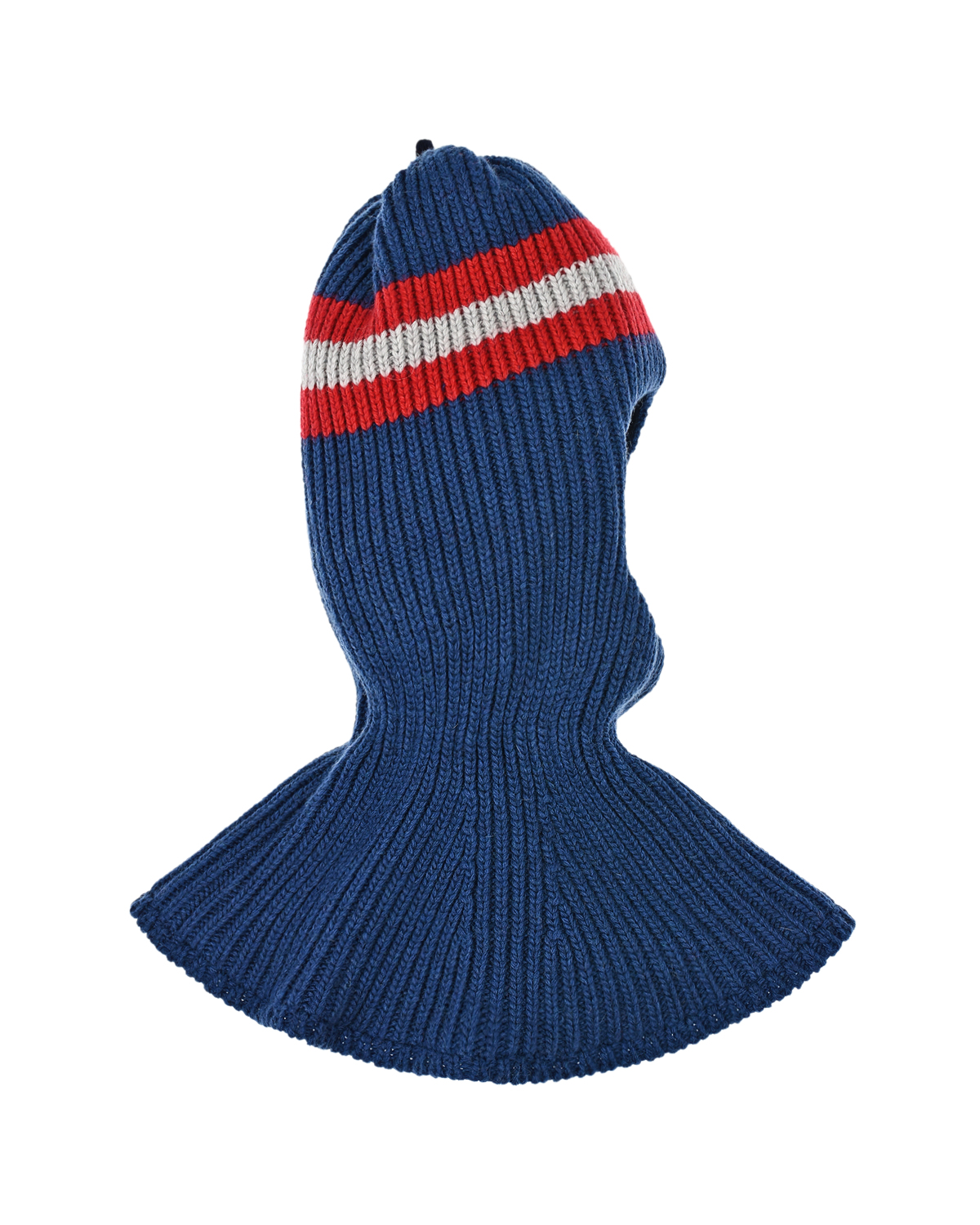 Синяя шапка-шлем с полосками Chobi детская, размер 52/54, цвет синий