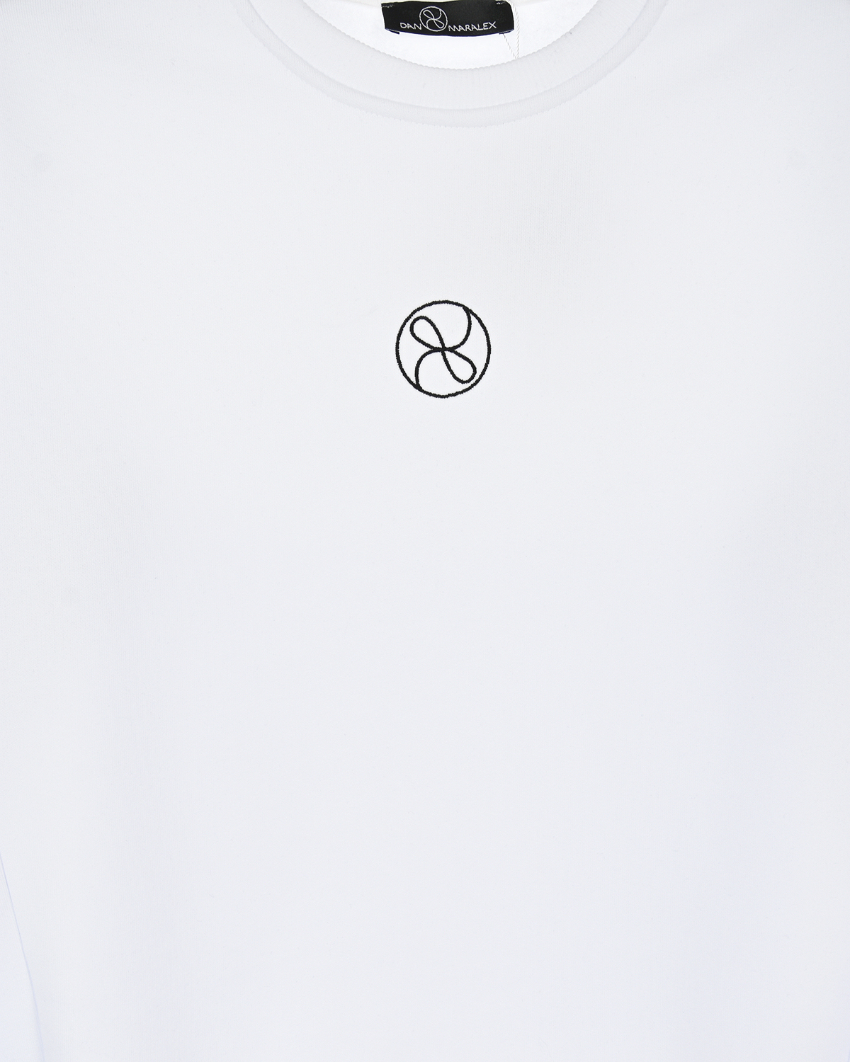 Белый свитшот с логотипом Dan Maralex детский, размер 140 - фото 4