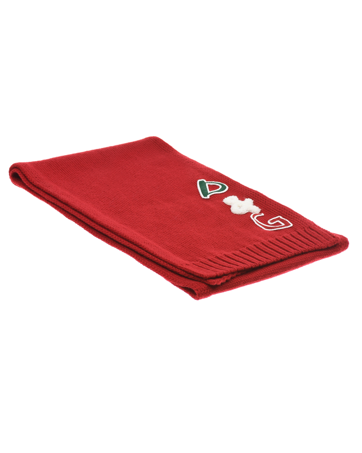 Красный шарф с логотипом Dolce&Gabbana детский, размер L
