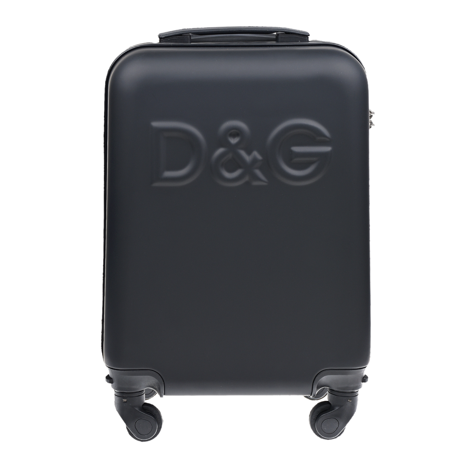Черный чемодан с логотипом 30х20х43 см Dolce&Gabbana детский, размер unica