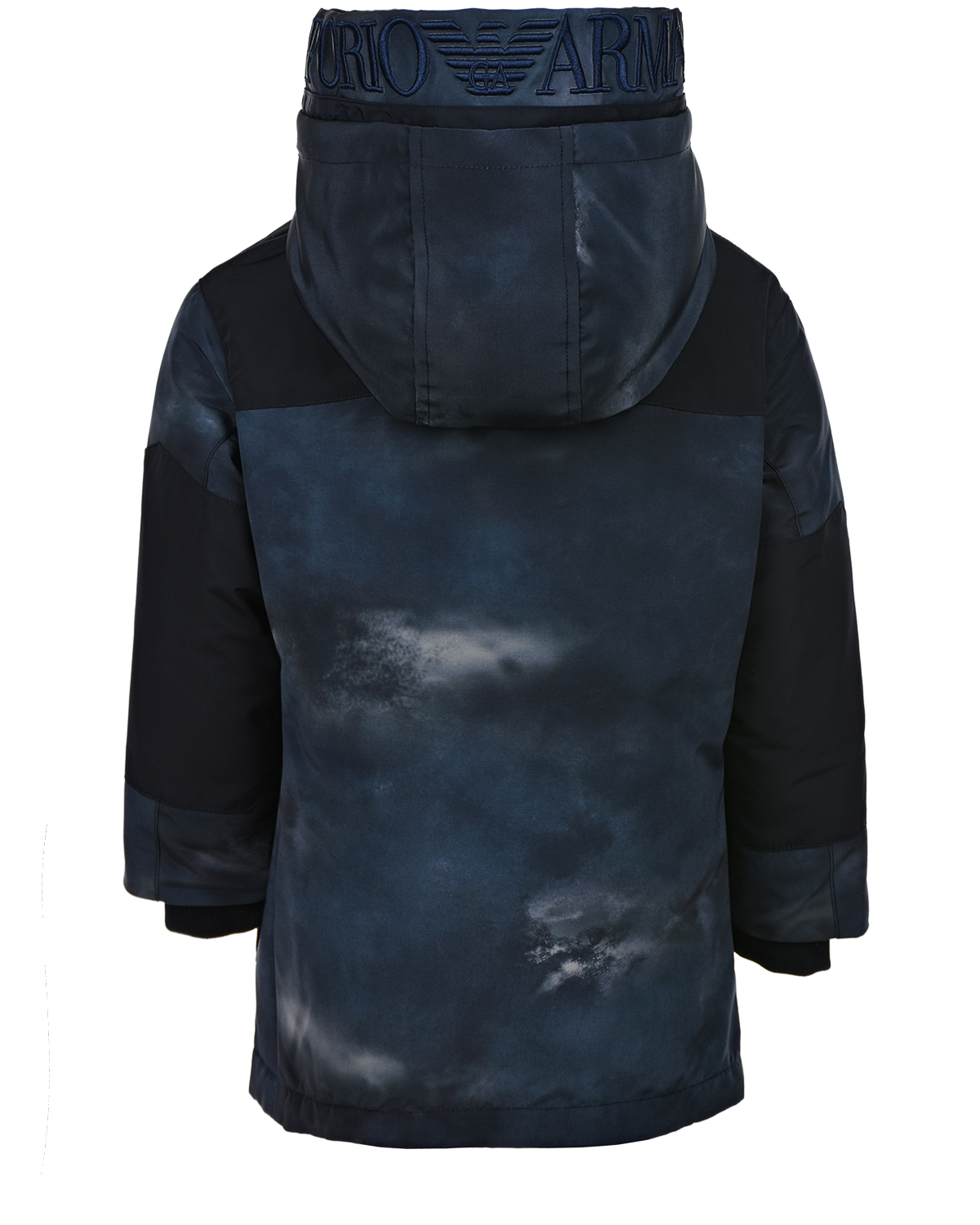 Куртка-парка с принтом тай-дай Emporio Armani детская, размер 110, цвет мультиколор - фото 2