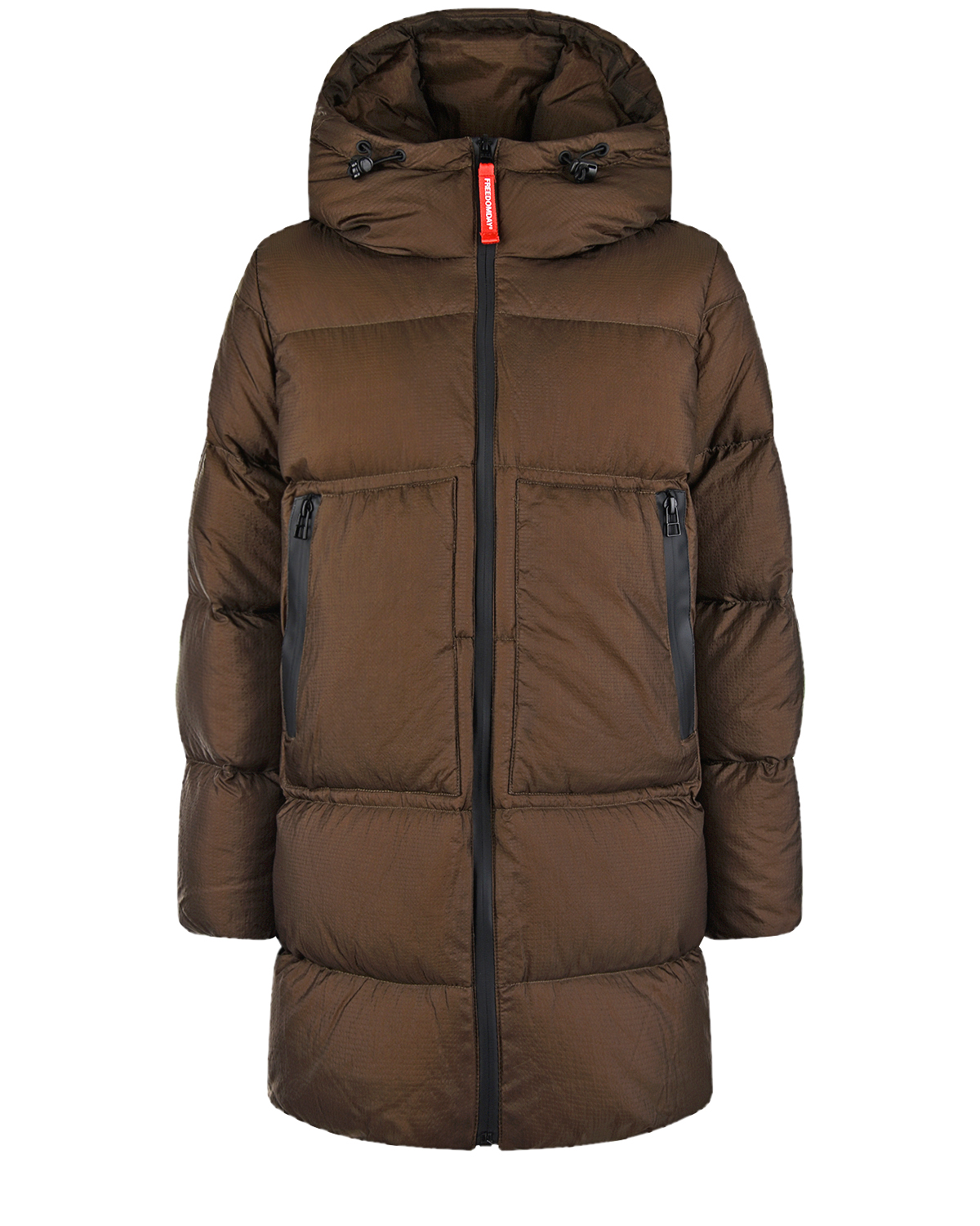 Зимняя куртка-парка цвета хаки Freedomday детская, размер 128 - фото 1