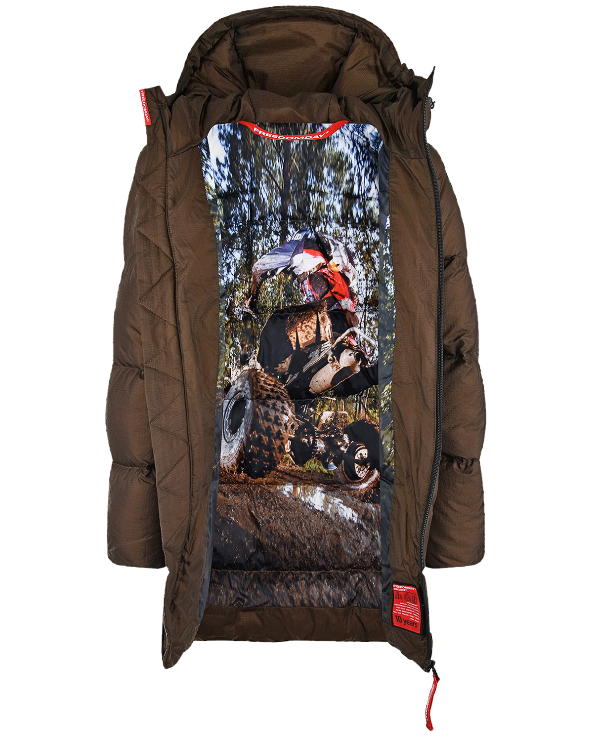Зимняя куртка-парка цвета хаки Freedomday детская, размер 128 - фото 2