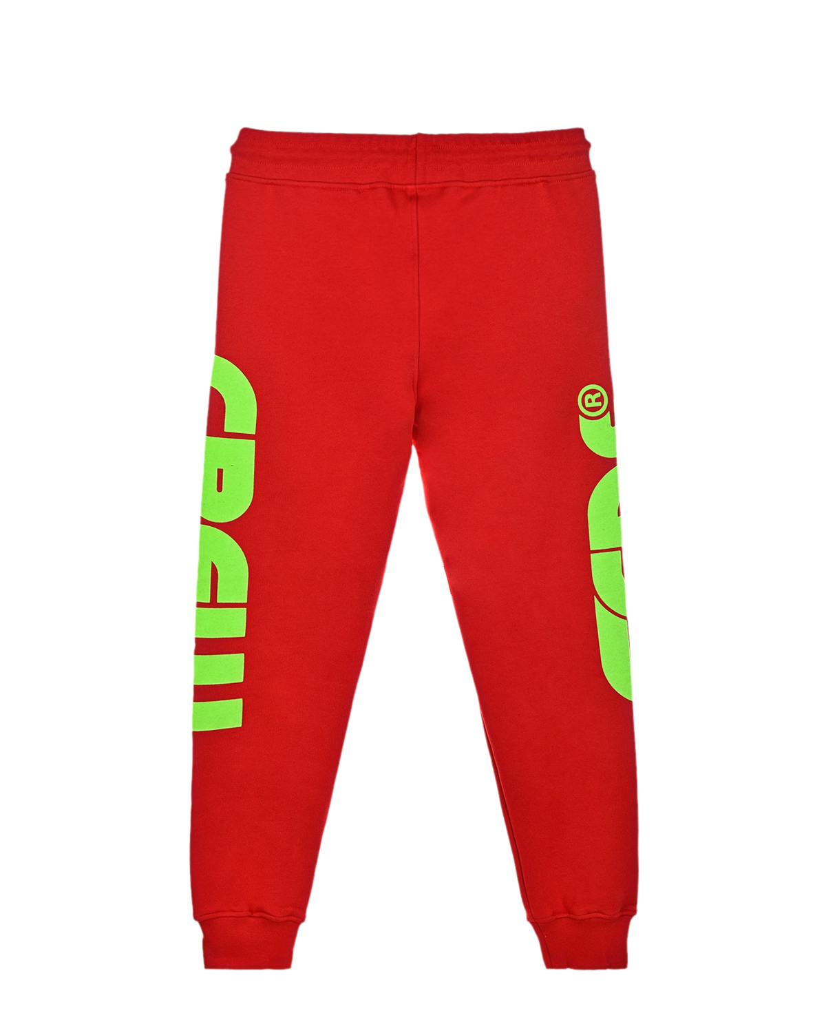 Красные спортивные брюки для мальчиков GCDS детские, размер 140, цвет мультиколор - фото 2