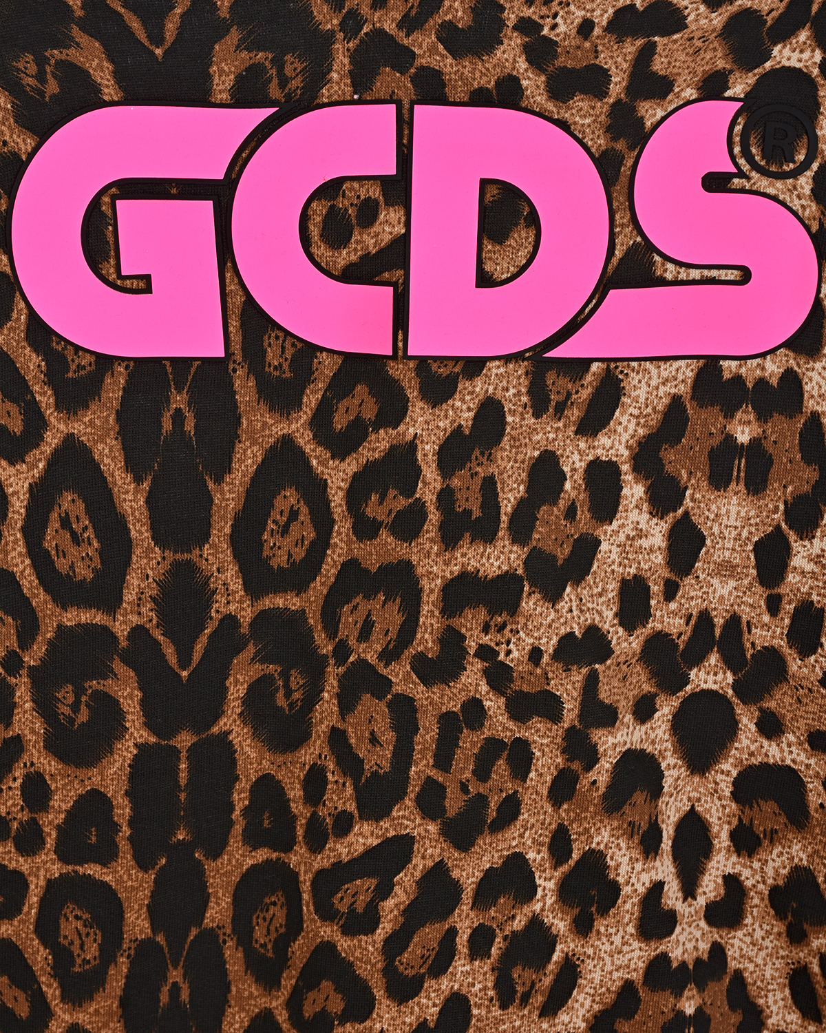 Толстовка-худи с леопардовым принтом GCDS детская, размер 140, цвет нет цвета - фото 3