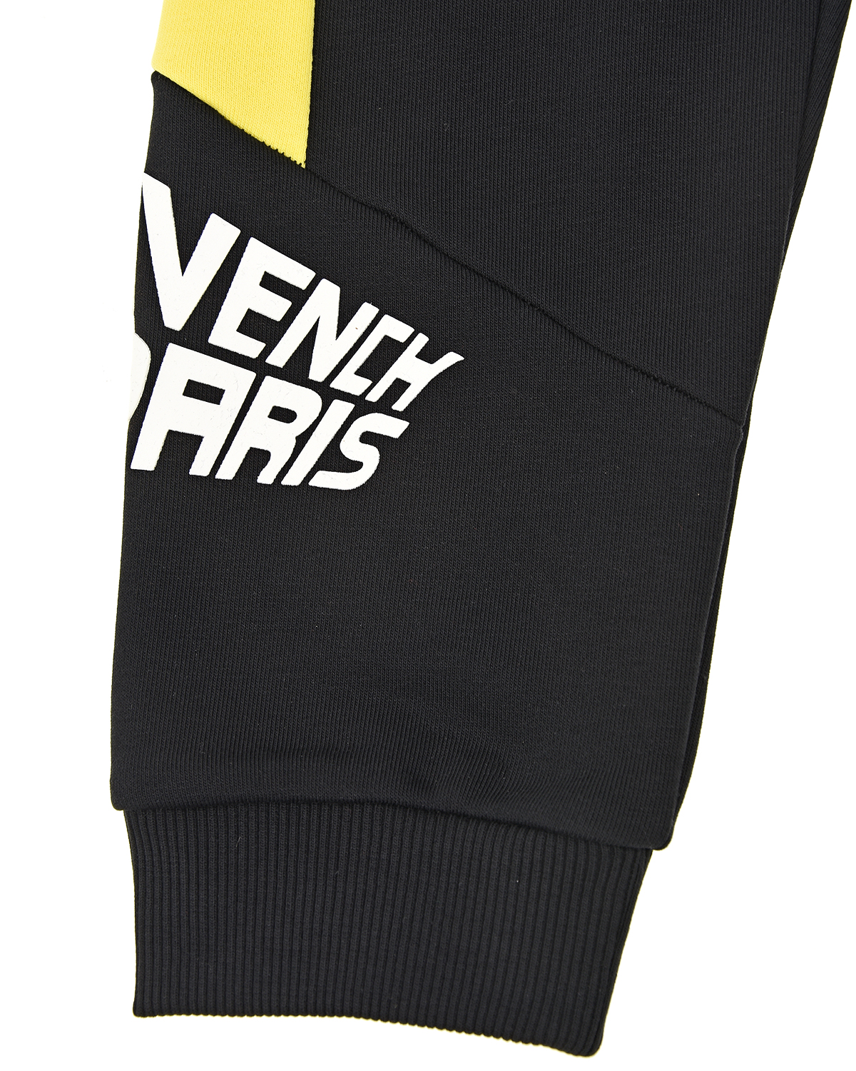 Черные спортивные брюки с желтыми вставками Givenchy детские, размер 104, цвет черный - фото 5