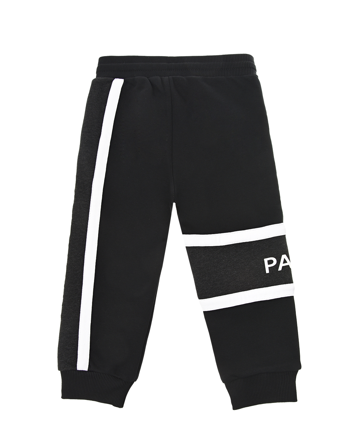 Черные спортивные брюки с белыми полосками Givenchy детские, размер 104, цвет черный - фото 2