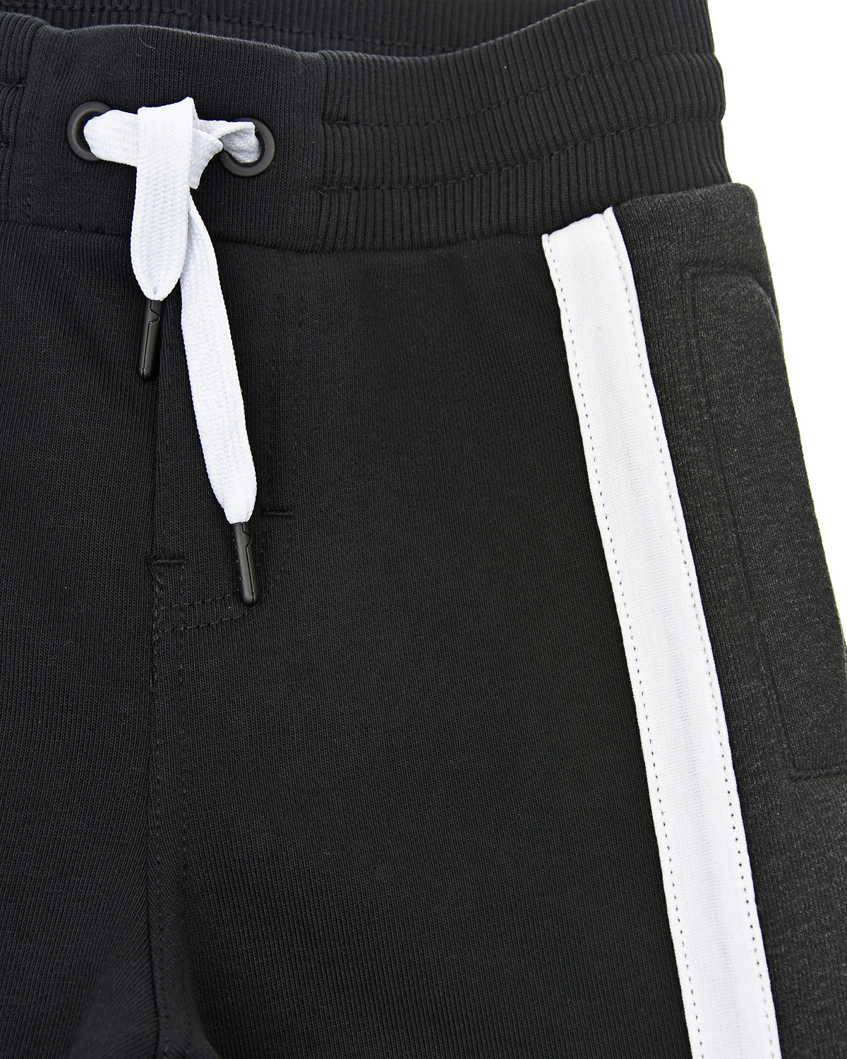 Черные спортивные брюки с белыми полосками Givenchy детские, размер 104, цвет черный - фото 4