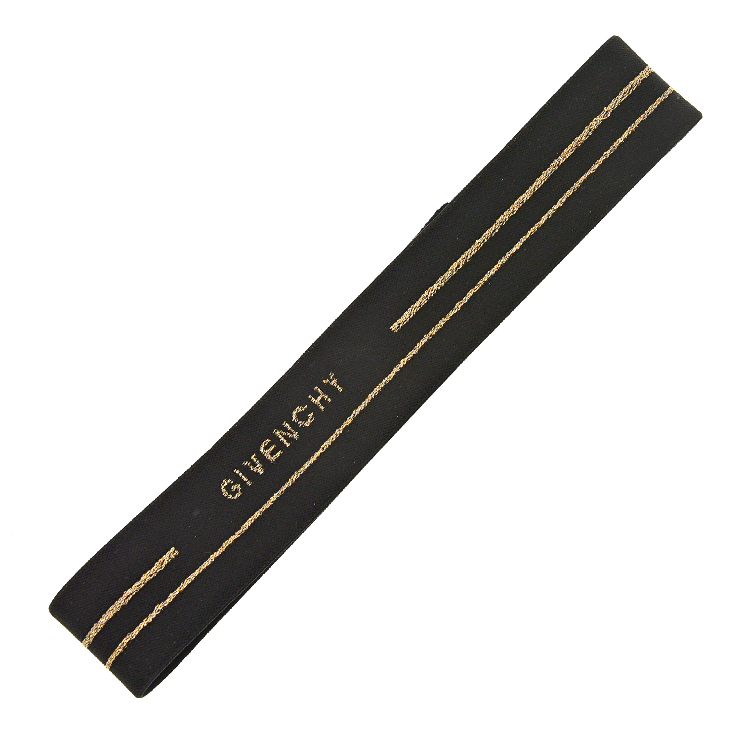Повязка с золотистой отделкой Givenchy детская, размер 3, цвет черный - фото 1