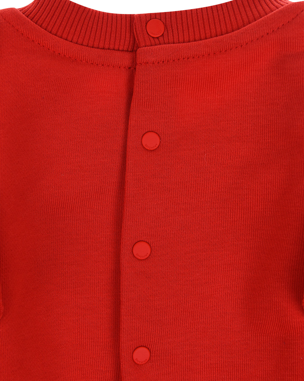 Красное платье с золотым логотипом Givenchy детское, размер 80, цвет красный - фото 5