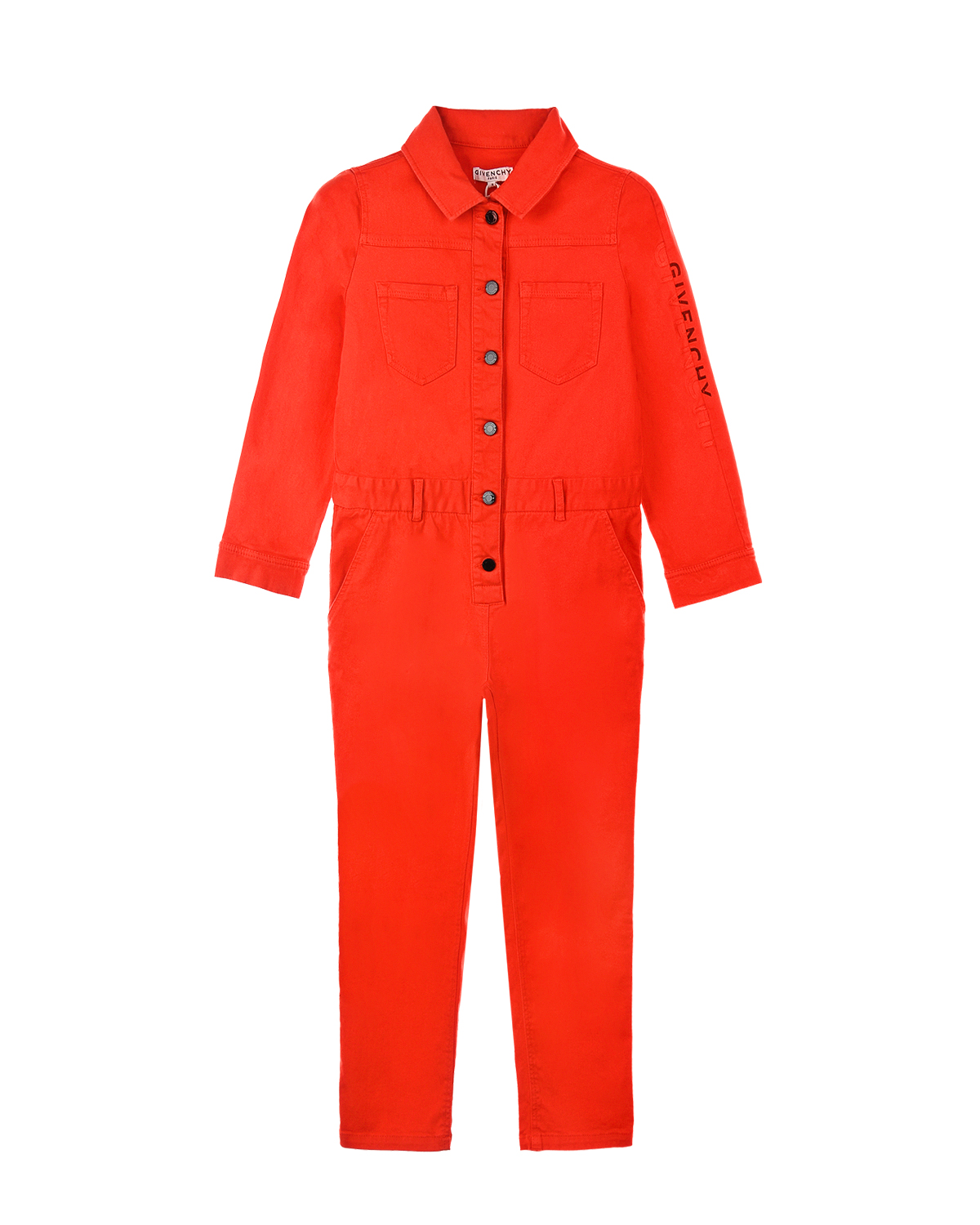 Комбинезон с логотипом на рукаве Givenchy детский, размер 128, цвет красный - фото 1
