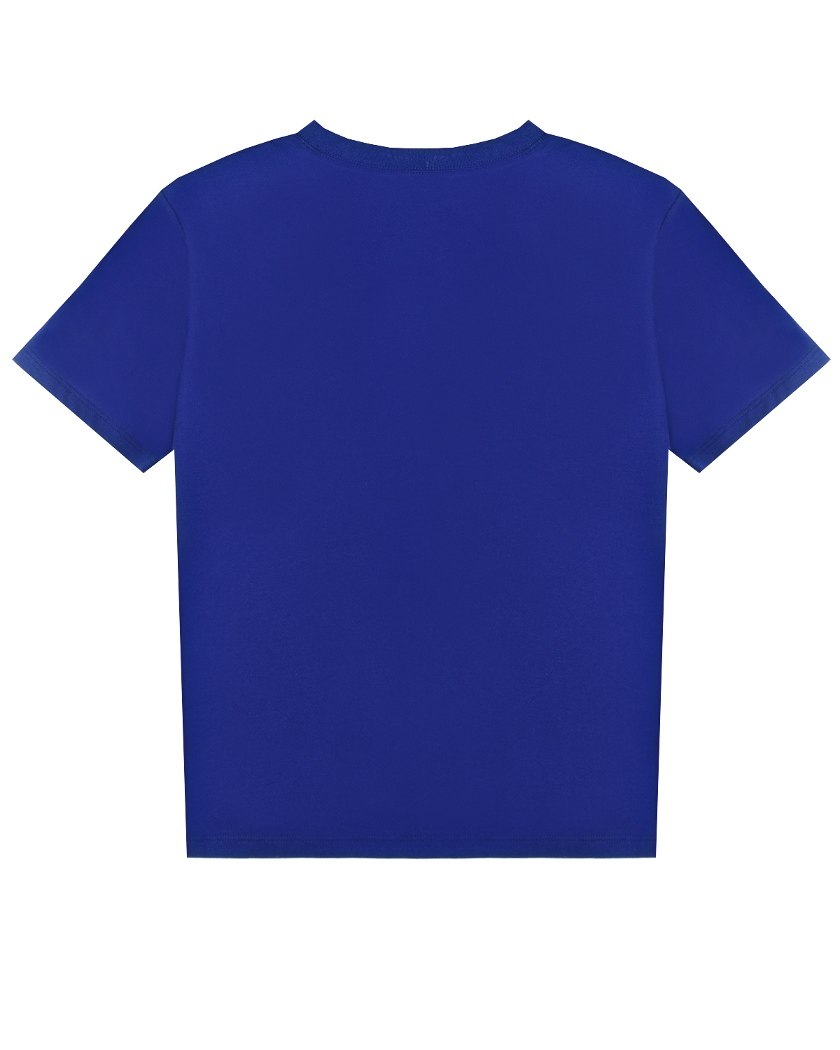 Синяя футболка с принтом "Кот" GUCCI детская, размер 128, цвет синий - фото 2