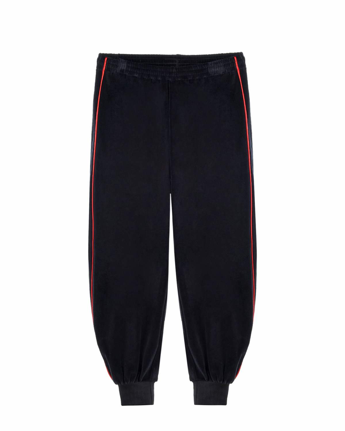 Черные спортивные брюки из велюра GUCCI детские, размер 104, цвет черный - фото 1