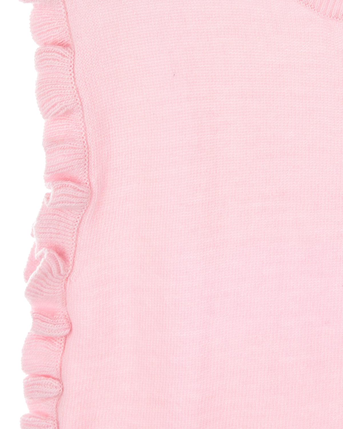 Розовый жилет с рюшами IL Gufo детский, размер 110 - фото 3