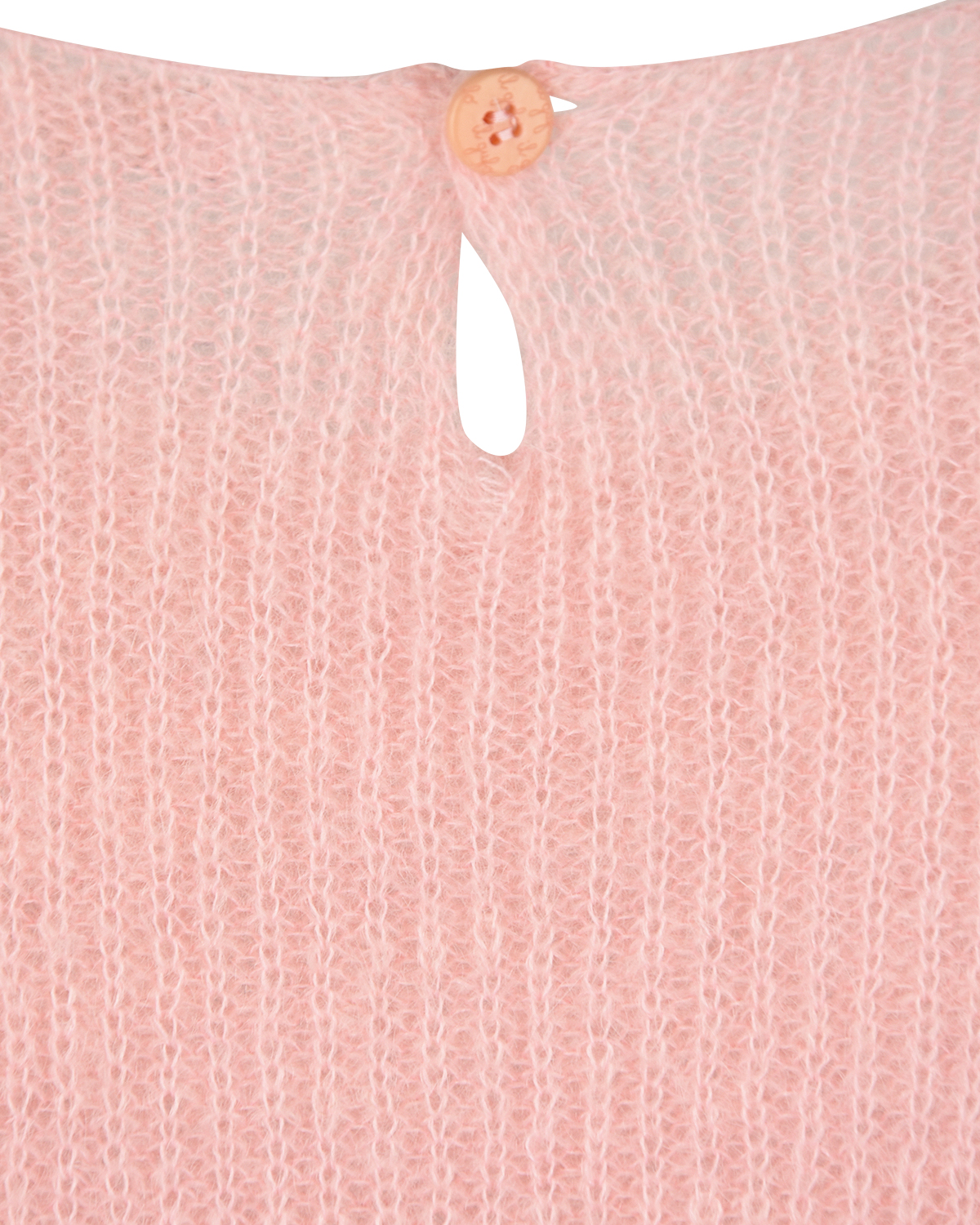 Розовый джемпер с объемными рукавами IL Gufo детский, размер 116 - фото 4