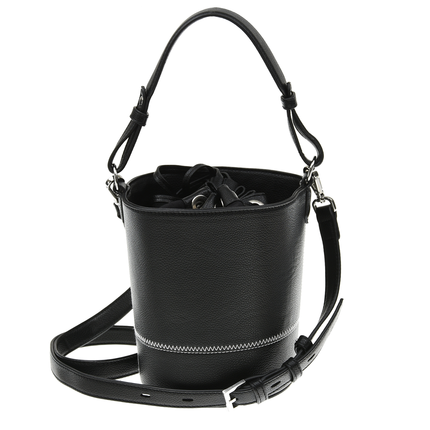 Черная сумка-торба, 18x13x16 см Karl Lagerfeld kids детская, размер unica, цвет черный - фото 3