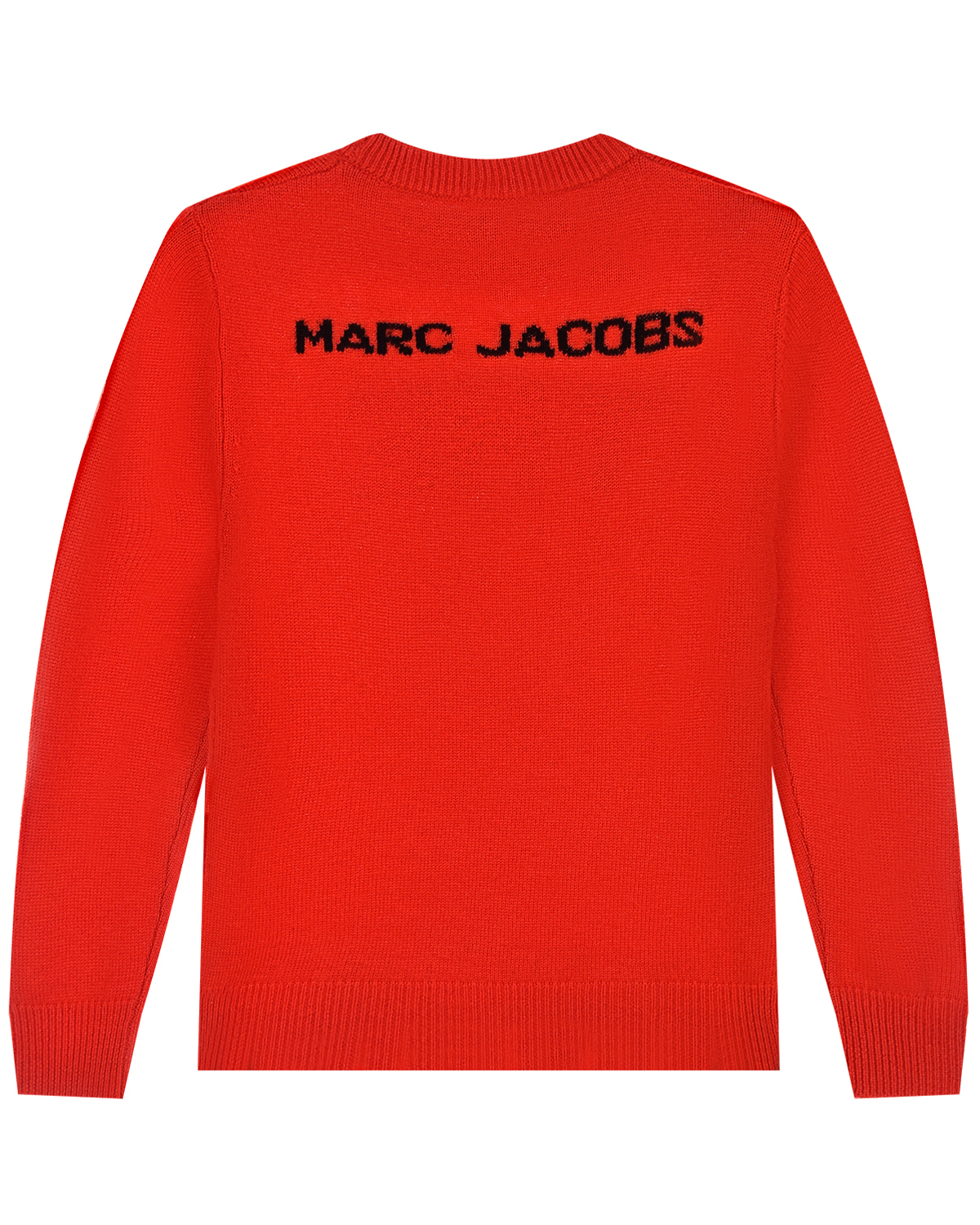 Красный джемпер из шерсти и кашемира Little Marc Jacobs детский, размер 116 - фото 2