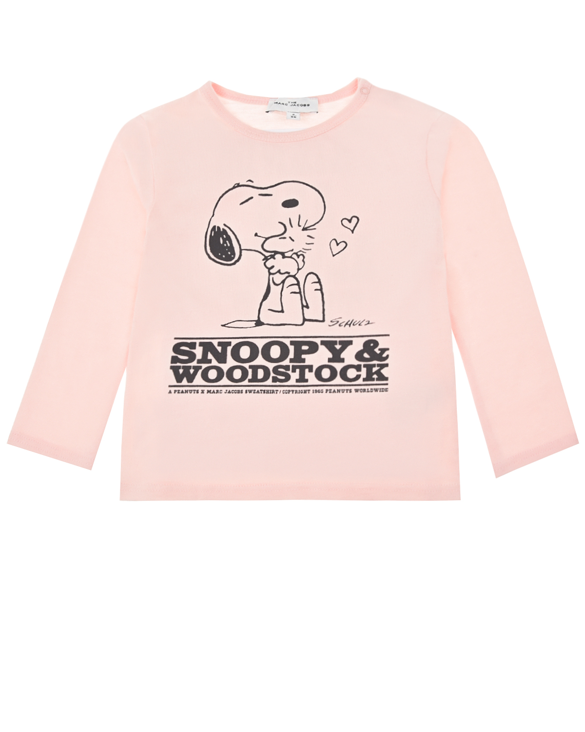 

Розовая толстовка с принтом "Snoopy&Woodstock" Little Marc Jacobs детская, Розовый, Розовая толстовка с принтом "Snoopy&Woodstock" Little Marc Jacobs детская