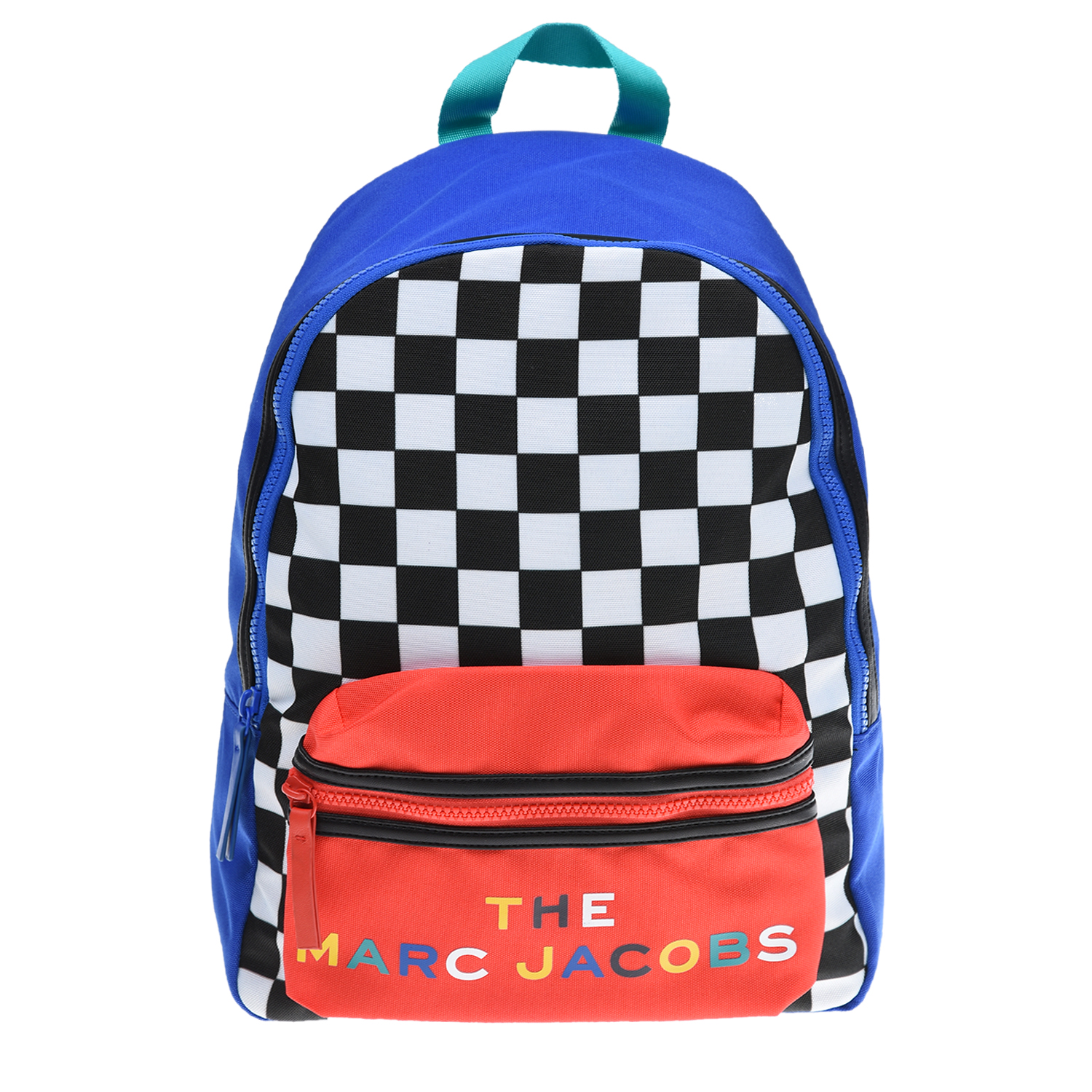 Рюкзак с шахматным принтом 40х12х28 см Little Marc Jacobs детский, размер unica, цвет мультиколор