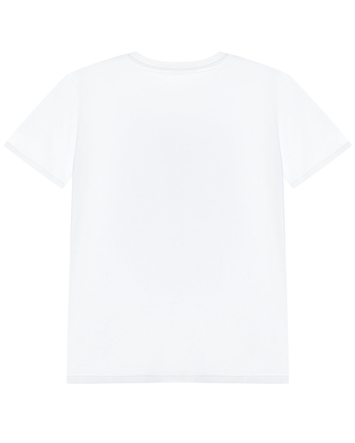 Белая футболка с принтом "коты" MSGM детская, размер 128, цвет белый - фото 2
