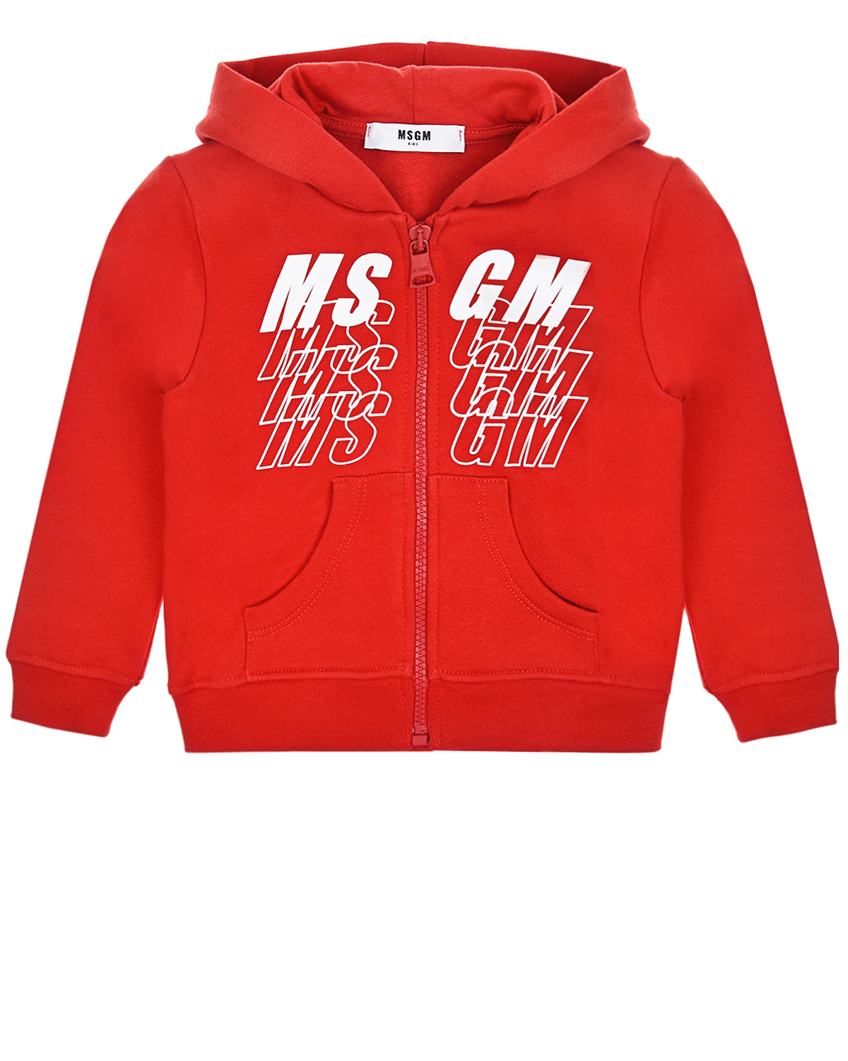 Красный спортивный костюм MSGM детский, размер 80 - фото 2