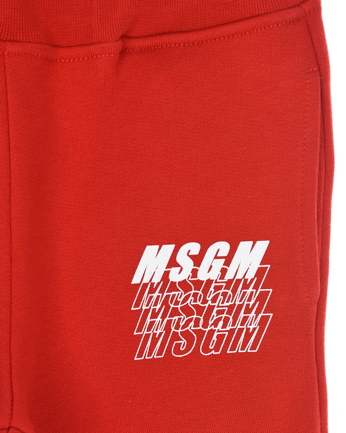 Красный спортивный костюм MSGM детский, размер 80 - фото 6
