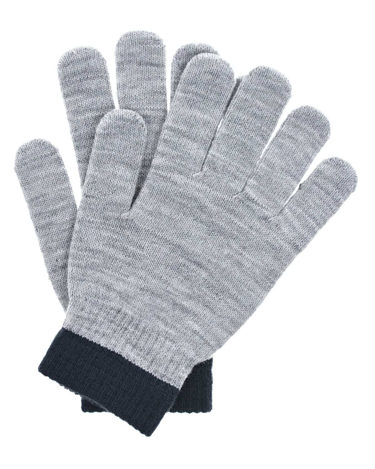 Комплект из двух пар перчаток Kello Grey Melange Molo детский, размер 176, цвет серый - фото 2