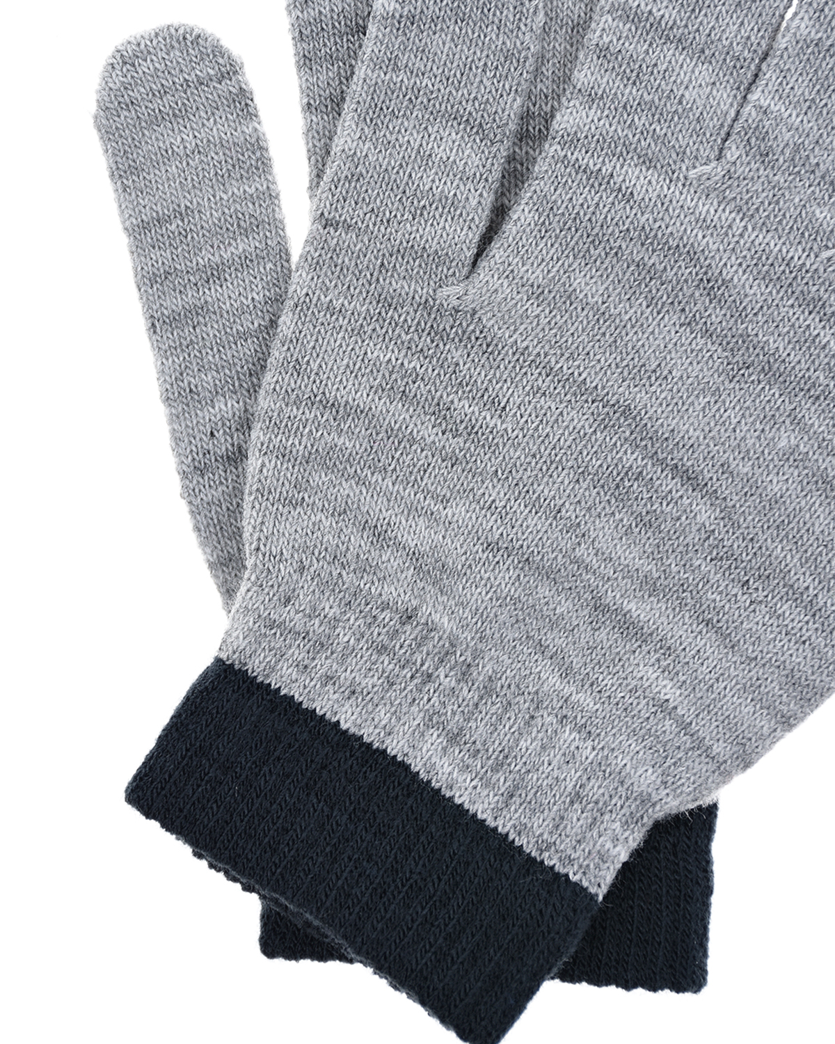 Комплект из двух пар перчаток Kello Grey Melange Molo детский, размер 176, цвет серый - фото 4