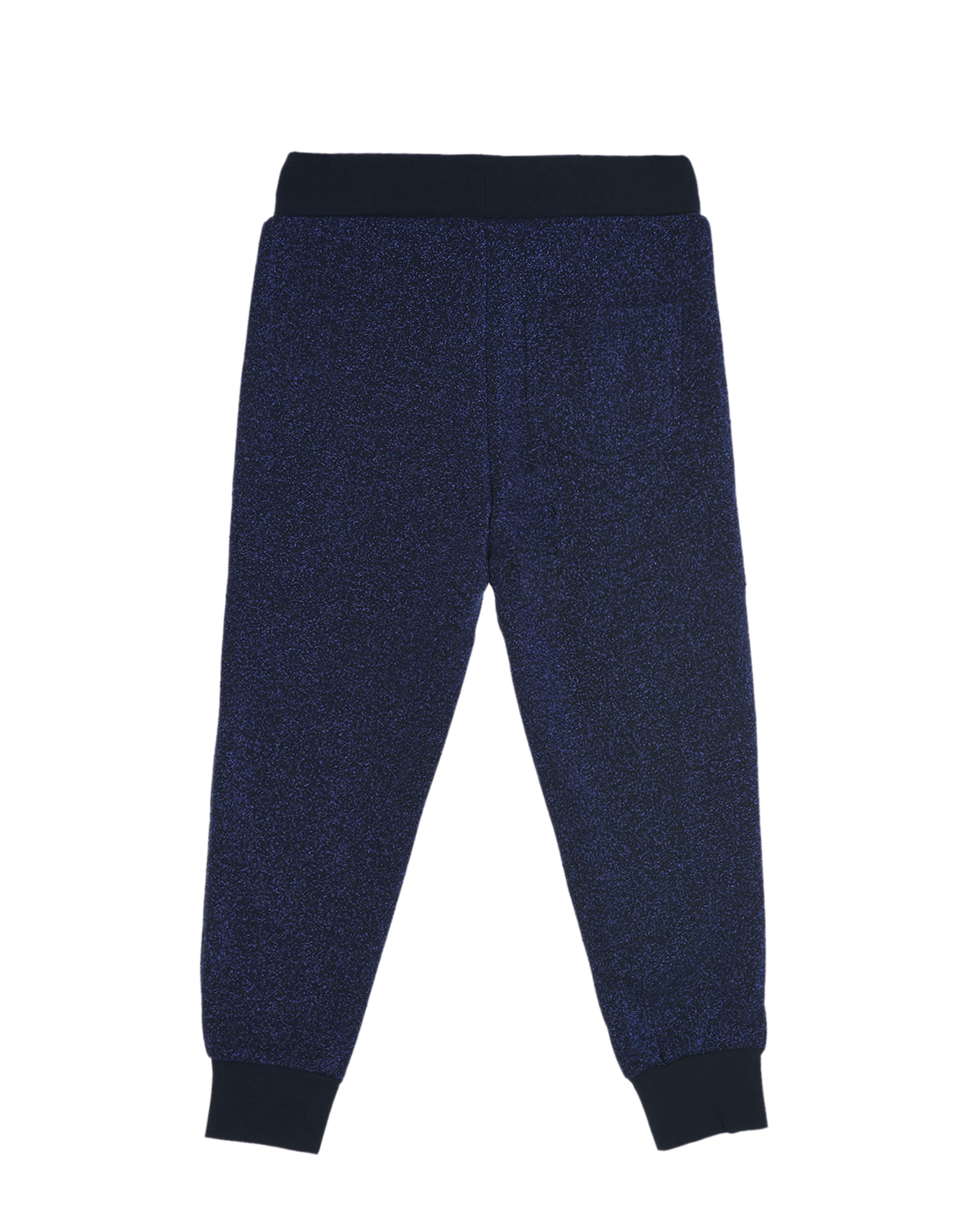 Синие спортивные брюки с люрексом Monnalisa детские, размер 104, цвет синий - фото 2