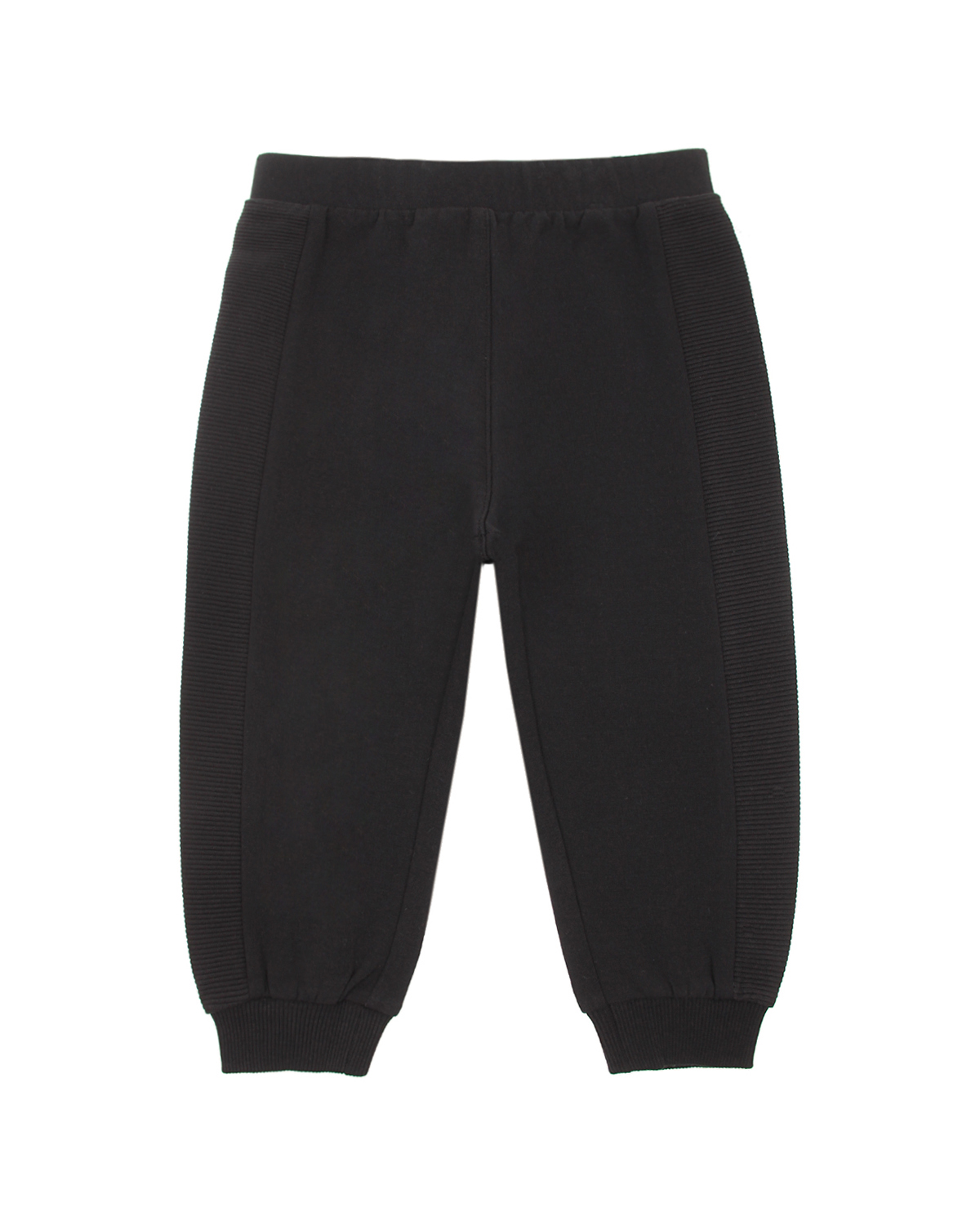 Черные спортивные брюки с логотипом Moschino детские, размер 80, цвет черный - фото 2