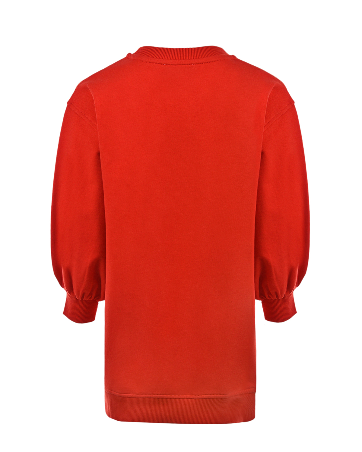 Красное платье-толстовка Moschino детское, размер 104, цвет красный - фото 2