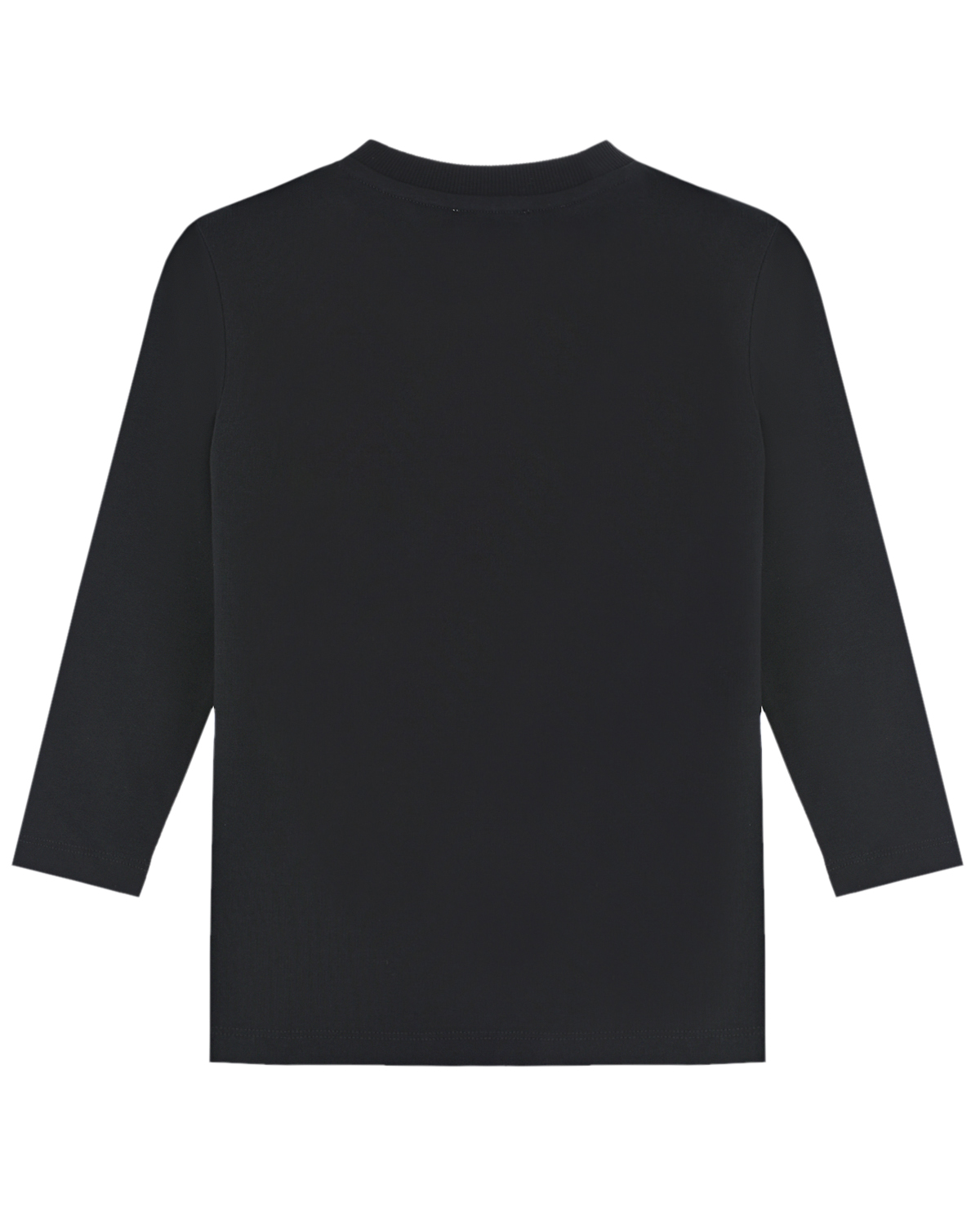Черная толстовка с вышивкой пайетками Moschino детская, размер 104, цвет черный - фото 2