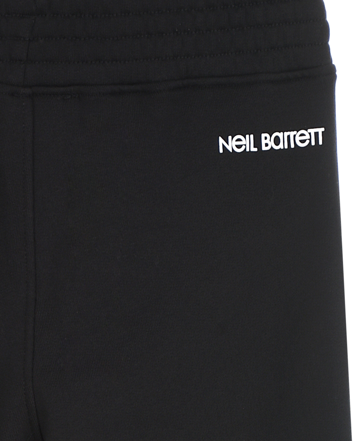 Черные спортивные брюки с принтом "молнии" Neil Barrett детские, размер 140, цвет черный - фото 4