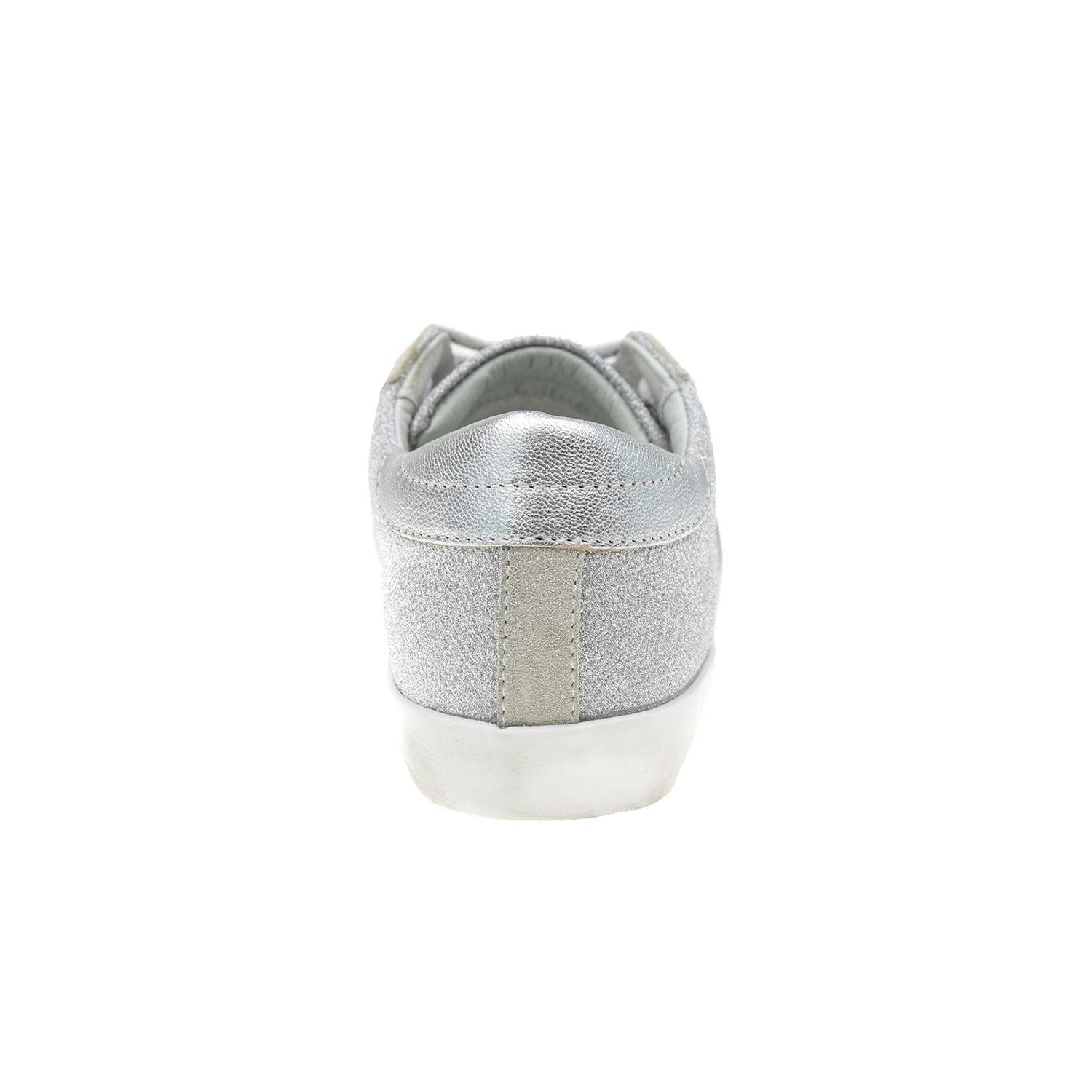 Серебристые кеды с блестками Philippe Model детские, размер 33, цвет серебристый - фото 3