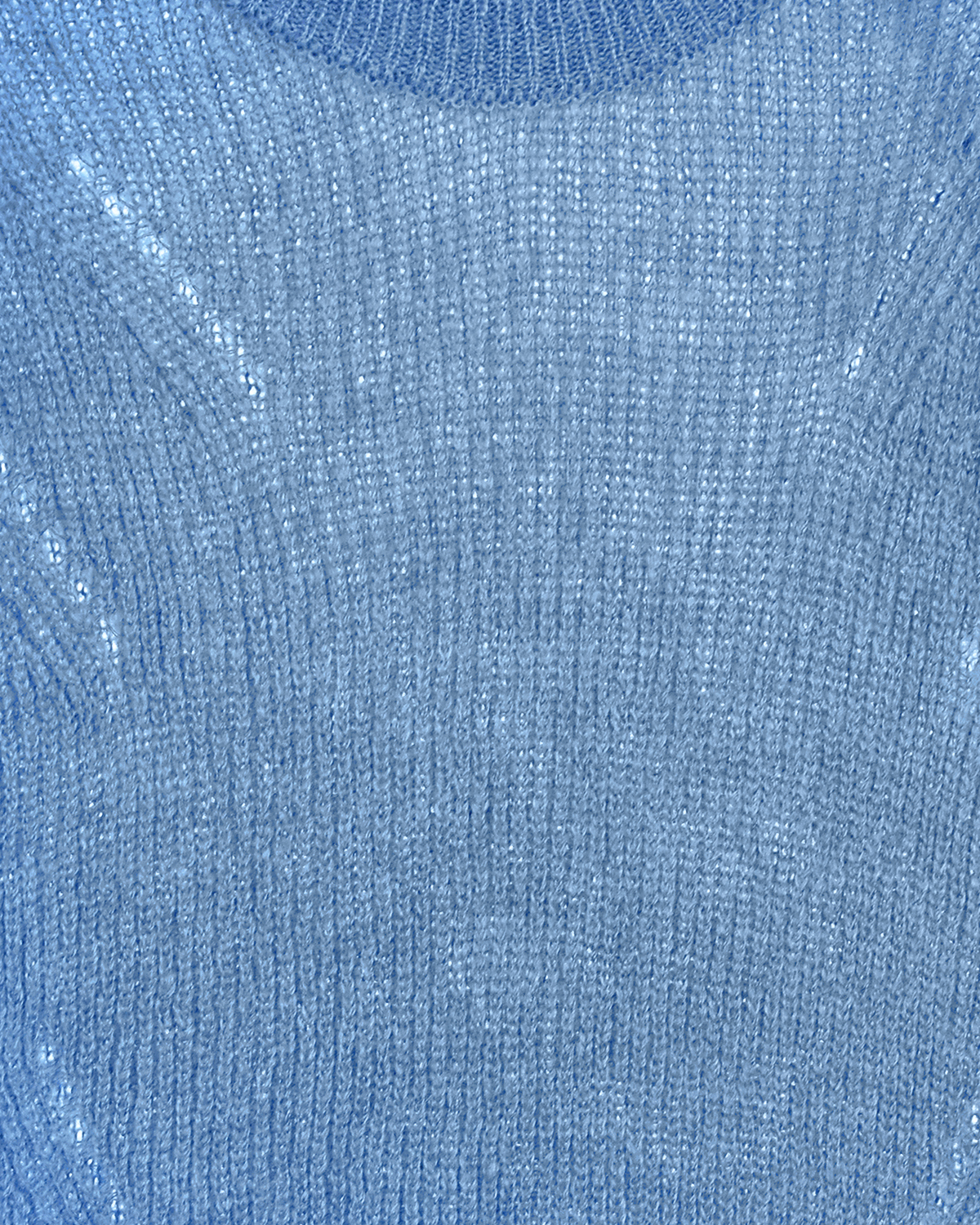 Голубой джемпер свободного кроя Pietro Brunelli, размер 42 - фото 7