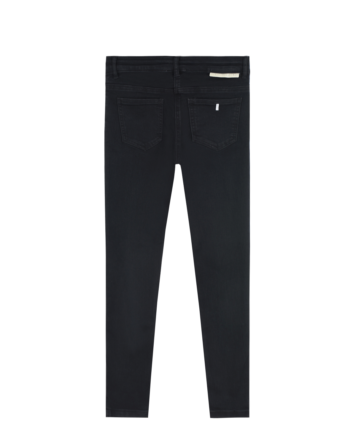 Черные джинсы skinny с потертостями Stella McCartney детские, размер 140, цвет черный - фото 2