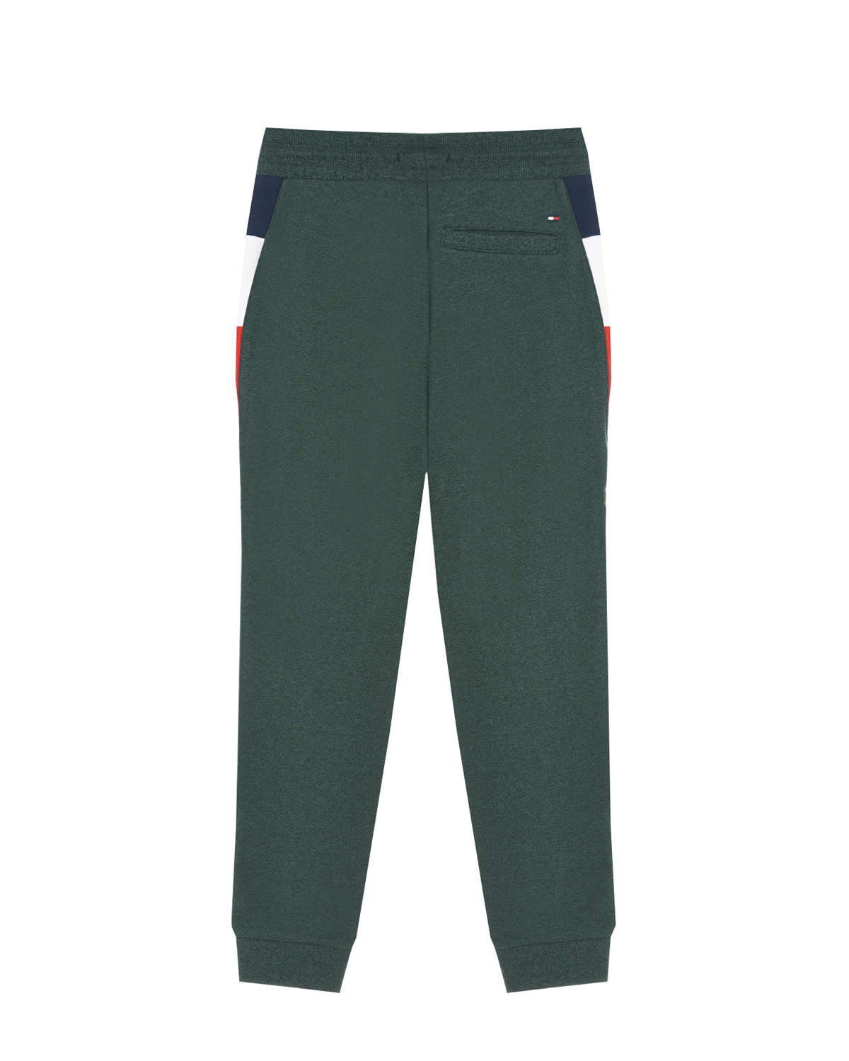 Зеленые спортивные брюки Tommy Hilfiger детские, размер 110, цвет зеленый - фото 2
