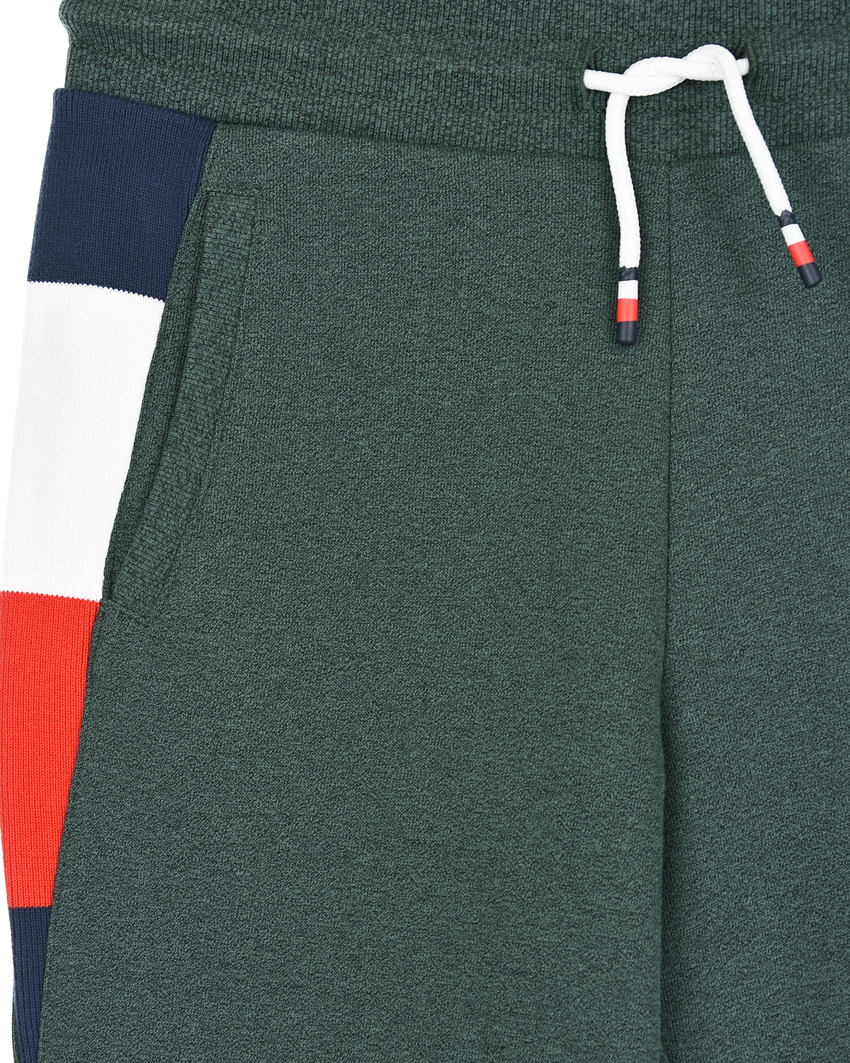 Зеленые спортивные брюки Tommy Hilfiger детские, размер 110, цвет зеленый - фото 3