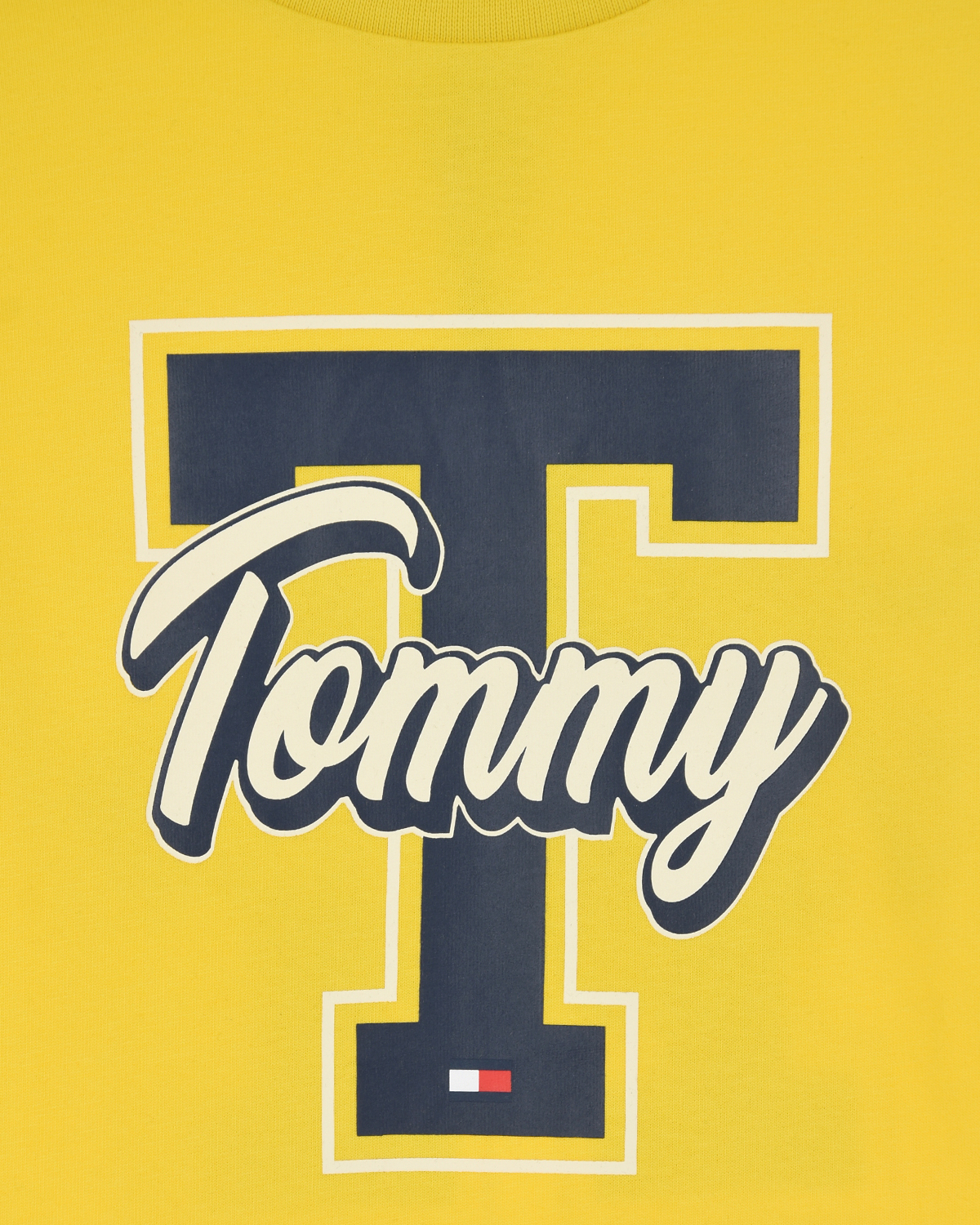 Желтая толстовка с логотипом Tommy Hilfiger детская, размер 104, цвет желтый - фото 4