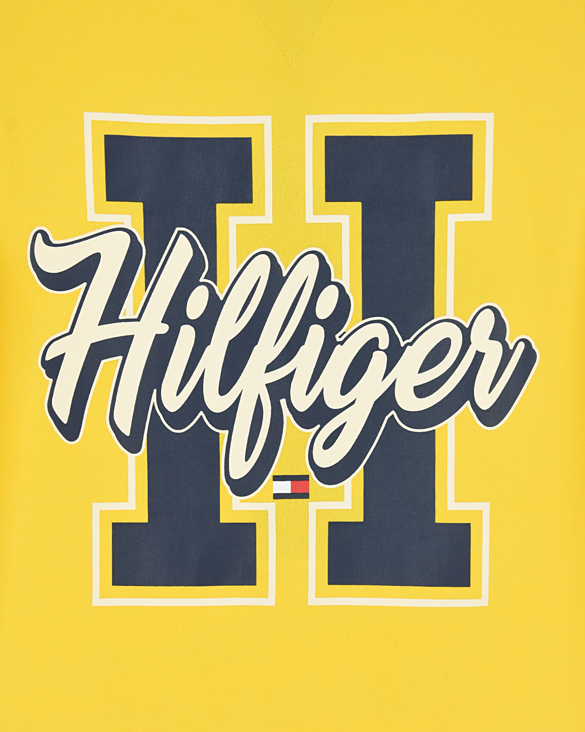 Желтая толстовка с логотипом Tommy Hilfiger детская, размер 104, цвет желтый - фото 5